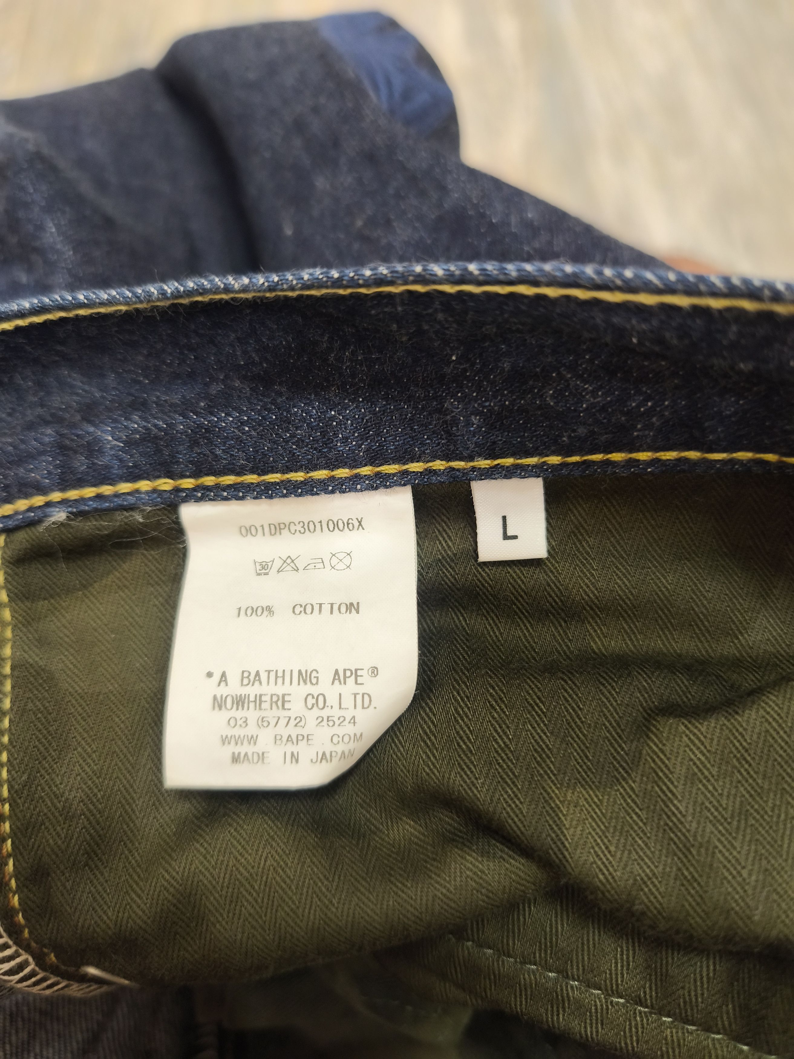 Bape Bape Shark Type-05 Embroidery Selvedge Pants Size US 34 / EU 50 - 10 Thumbnail