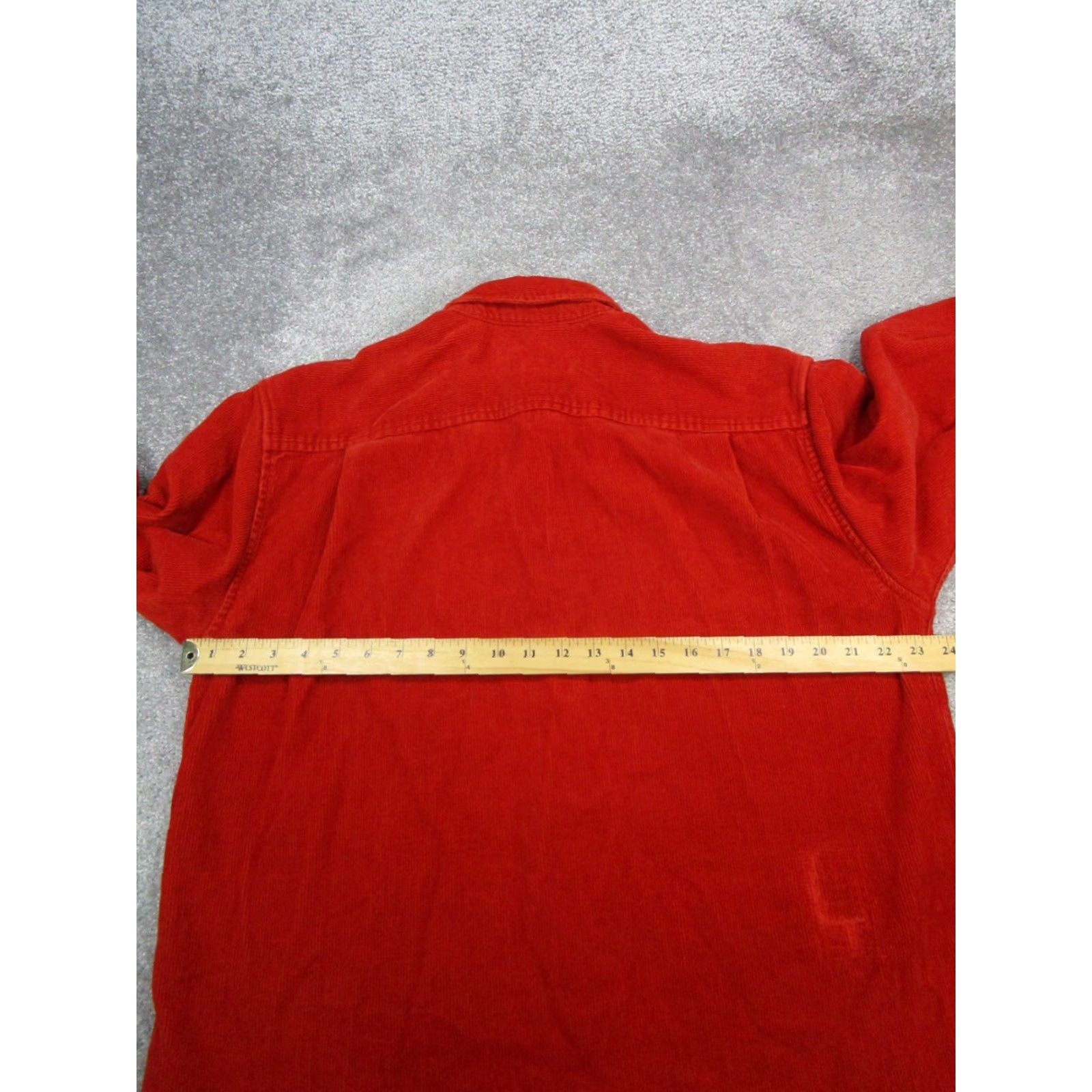 Vintage G.H.Bass & Co. Shirt Mens M Red Cotton Button-Up Long Sleeve Collared Pocketed Regular Button Down Vintage? No Size US M / EU 48-50 / 2 - 6 Thumbnail