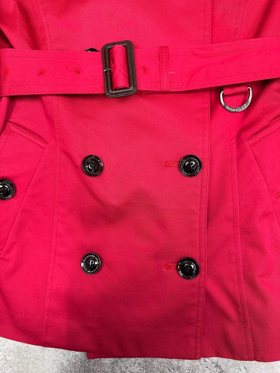 Burberry Burberry Women's Short Trench Coat Red Size S Size S / US 4 / IT 40 - 4 Thumbnail