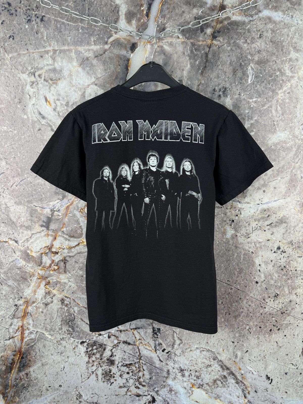 Iron Maiden Men’s Iron Maiden Vintage Style Band Tee Black Size Medium Size US M / EU 48-50 / 2 - 15 Thumbnail