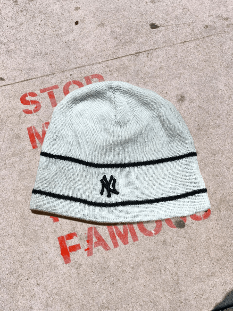 New Era New Era New York Yankees Striped Hat Size ONE SIZE - 1 Thumbnail