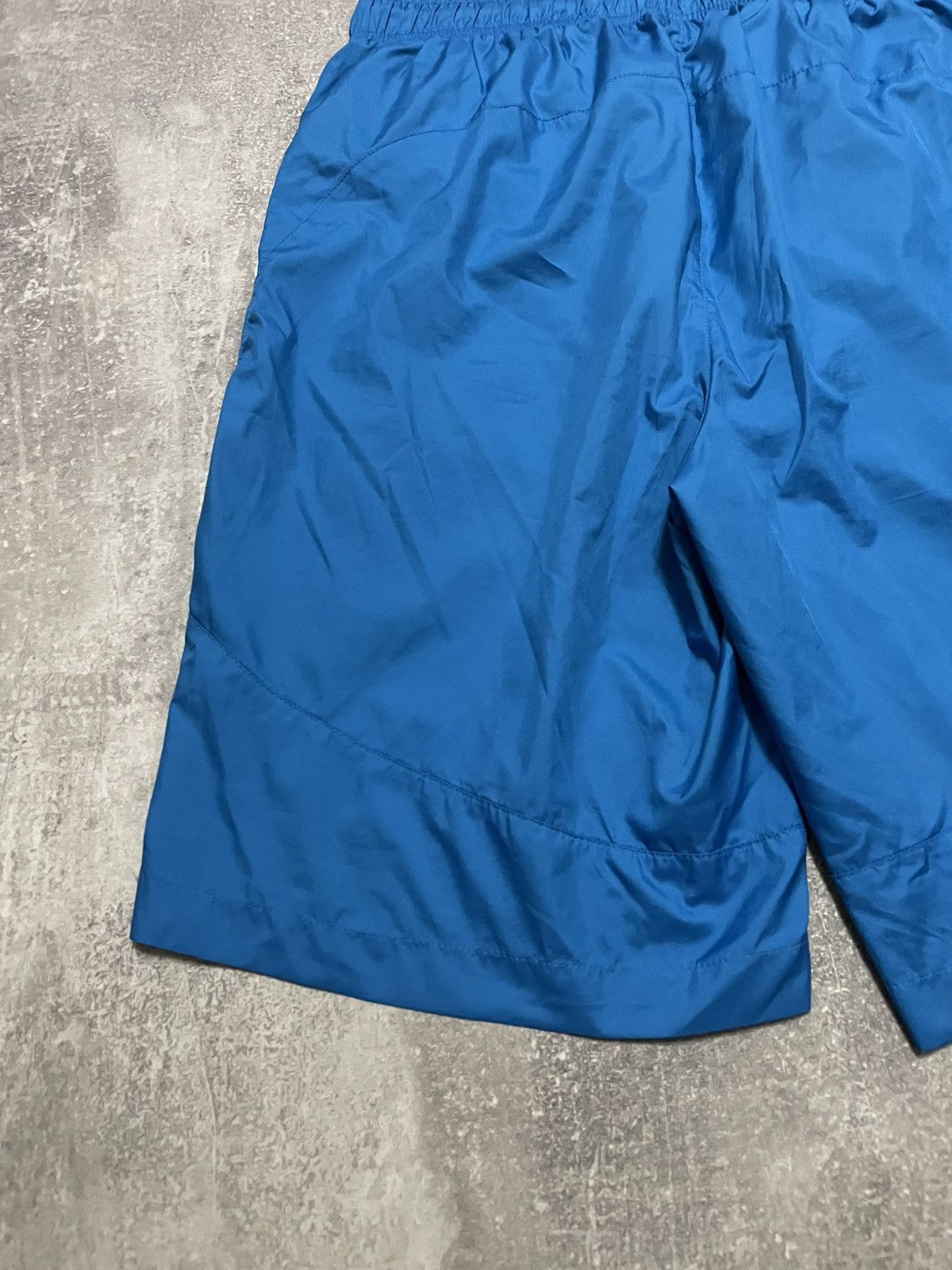 Nike × Vintage Vintage Nike Nylon Blue Shorts Drill Y2K Size US 34 / EU 50 - 11 Thumbnail