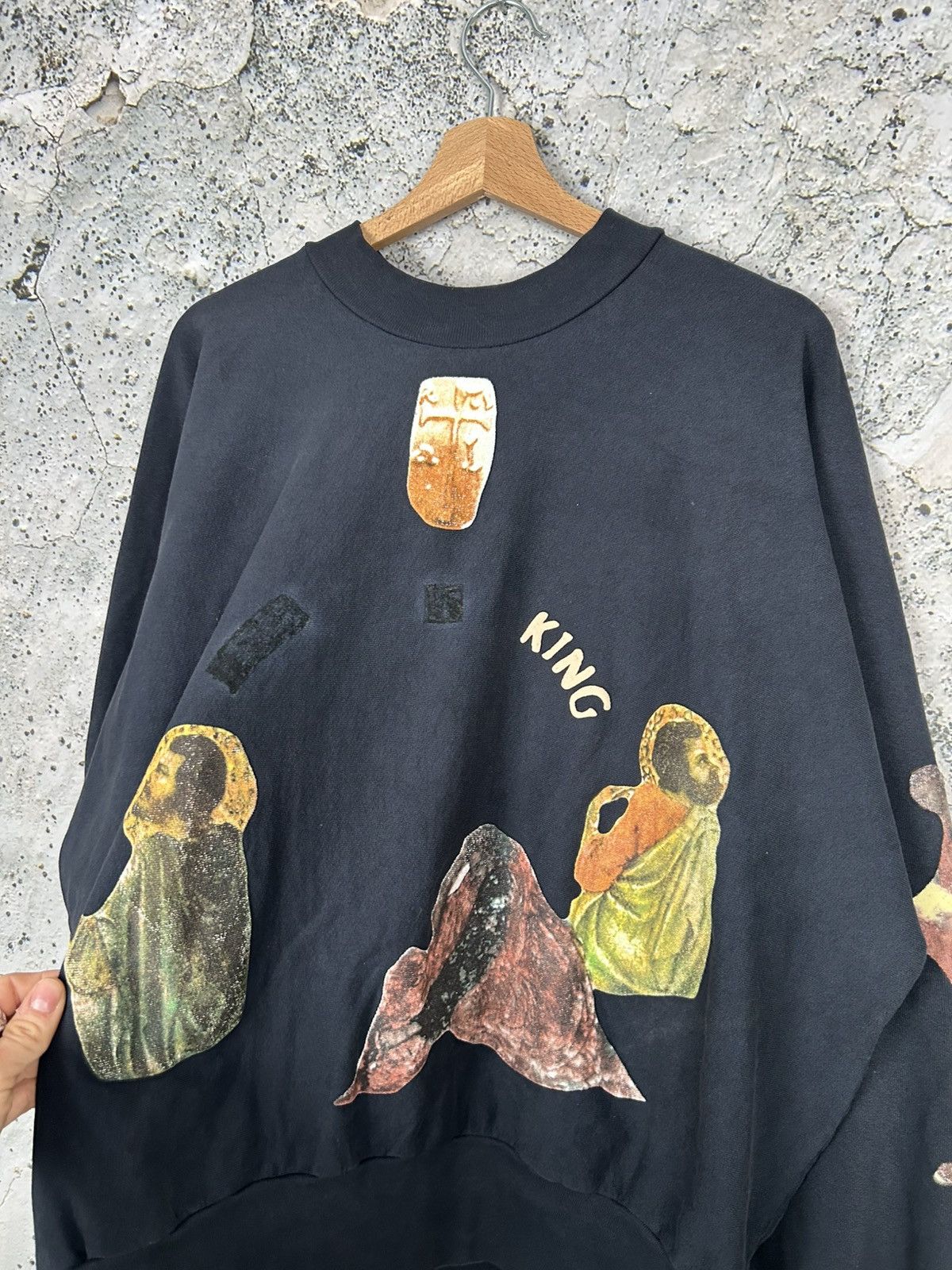 Yeezy Yeezy Jesus Is King Kanye West Baggy Crewneck Rap Archive Size US L / EU 52-54 / 3 - 3 Thumbnail