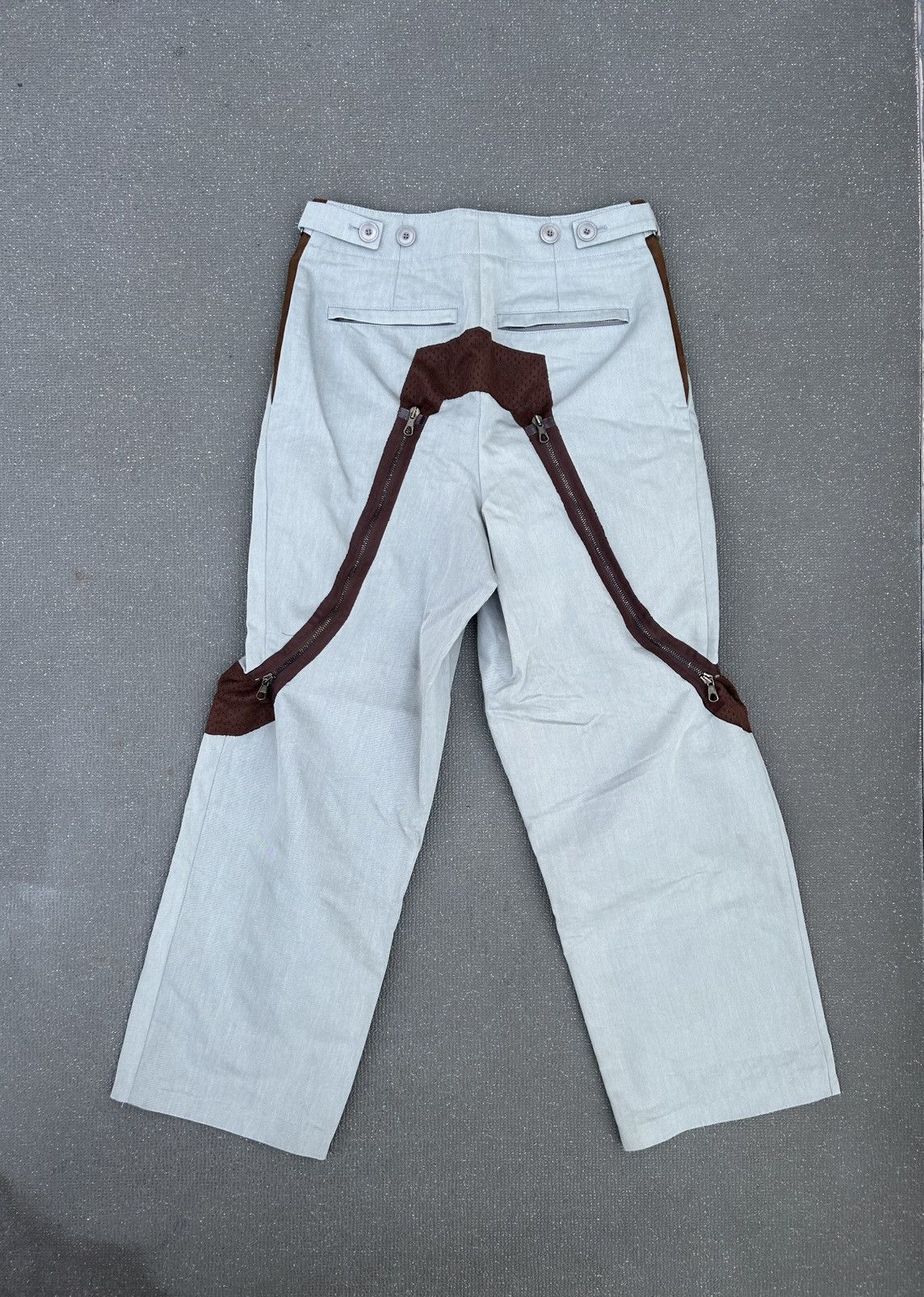 Kiko Kostadinov Kiko Kostadinov SS20 Lapsed Influence Trousers Wild Dove Size US 30 / EU 46 - 7 Thumbnail