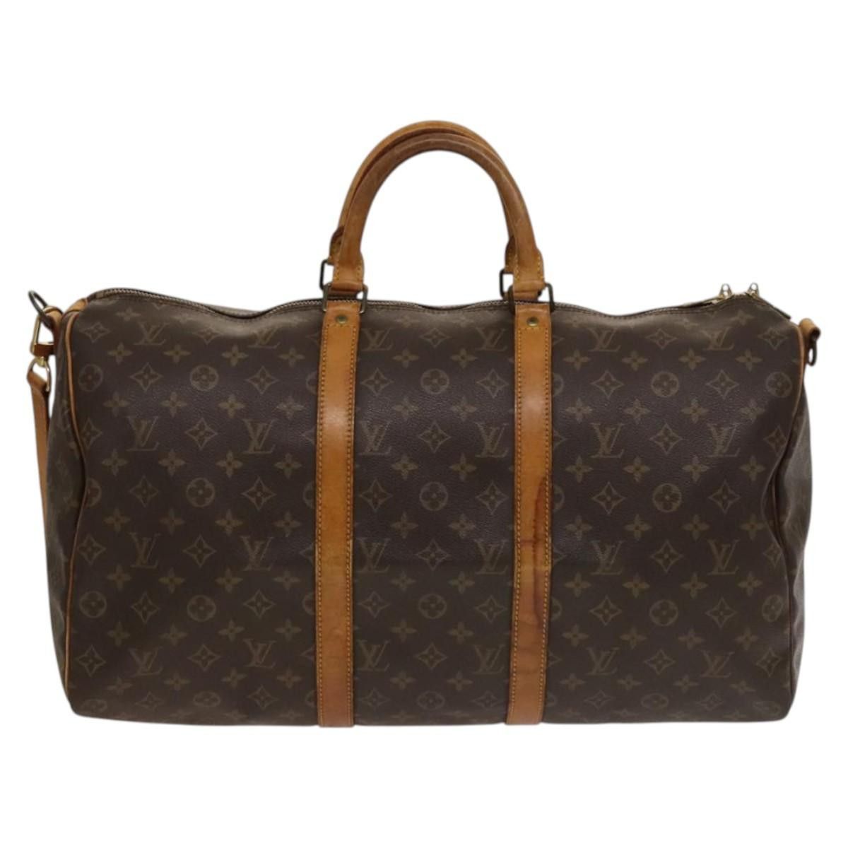 Louis Vuitton LOUIS VUITTON Monogram Keepall Bandouliere 50 Boston Bag Size ONE SIZE - 13 Thumbnail