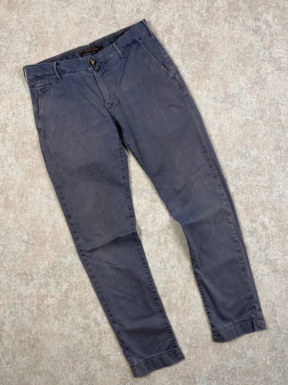 Jacob Cohen Jacob Cohen Chino Pants Slim Fit Dark Blue Size US 33 - 1 Thumbnail