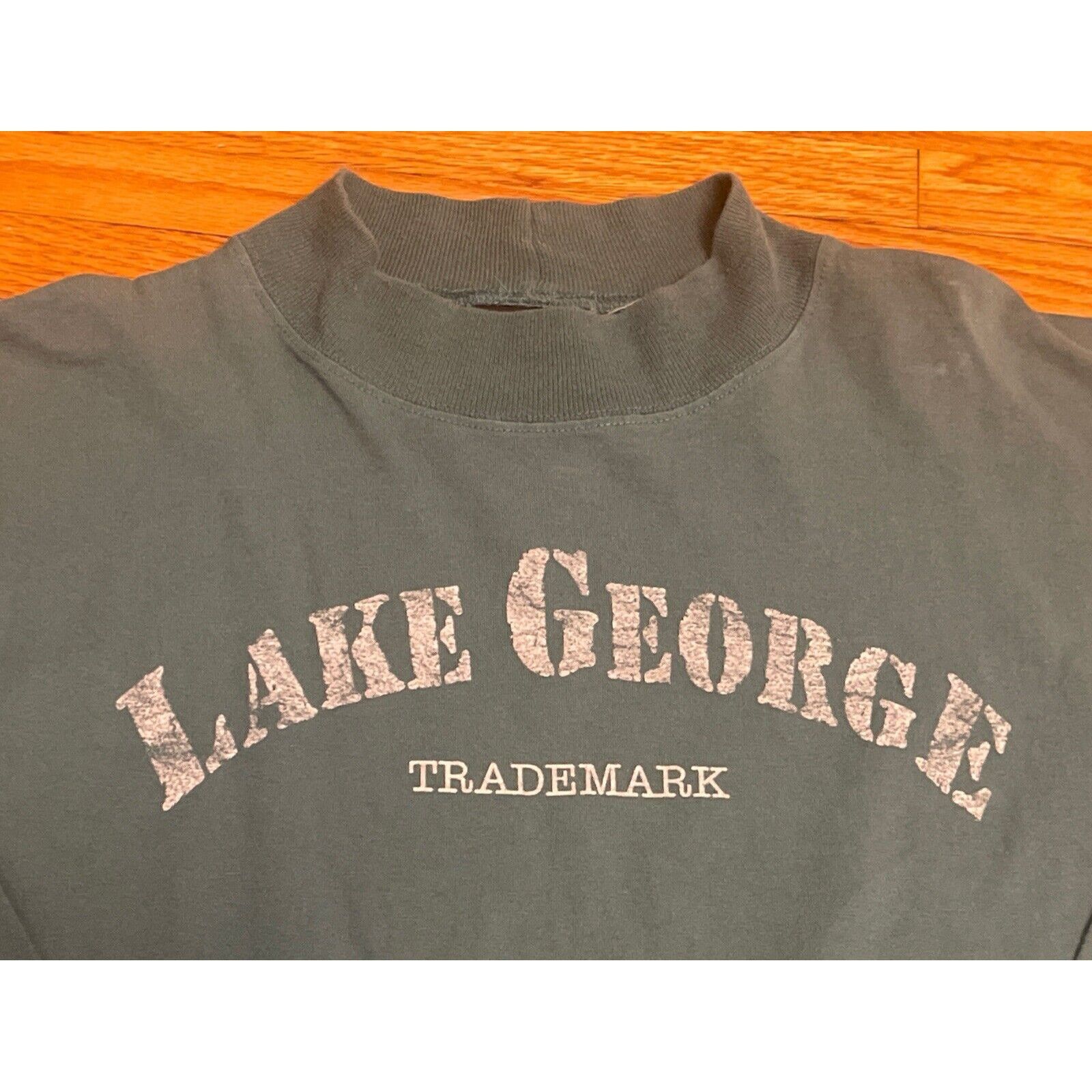 Vintage Vintage 90s XL Lake George New York Adirondacks ADK Mock Nec Size US XL / EU 56 / 4 - 5 Thumbnail