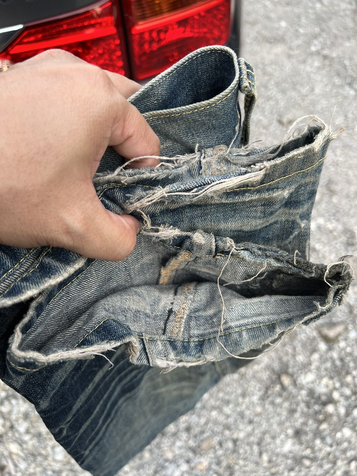 Abercrombie & Fitch VTG ABERCROMBIE & FITCH DISTRESSED JEANS Size US 30 / EU 46 - 15 Thumbnail