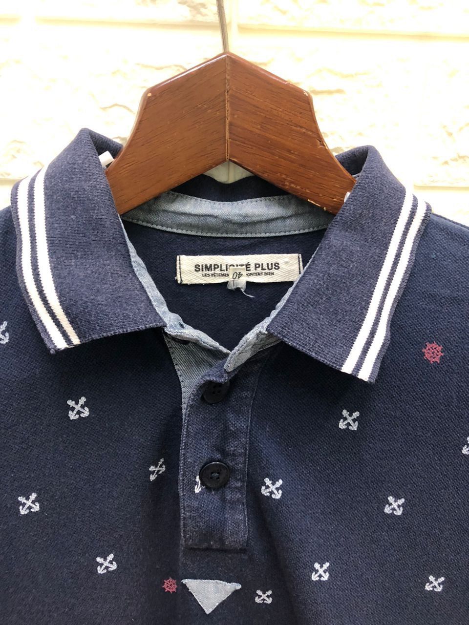 Japanese Brand VINTAGE SIMPLICITE PLUS polo Size US M / EU 48-50 / 2 - 2 Thumbnail