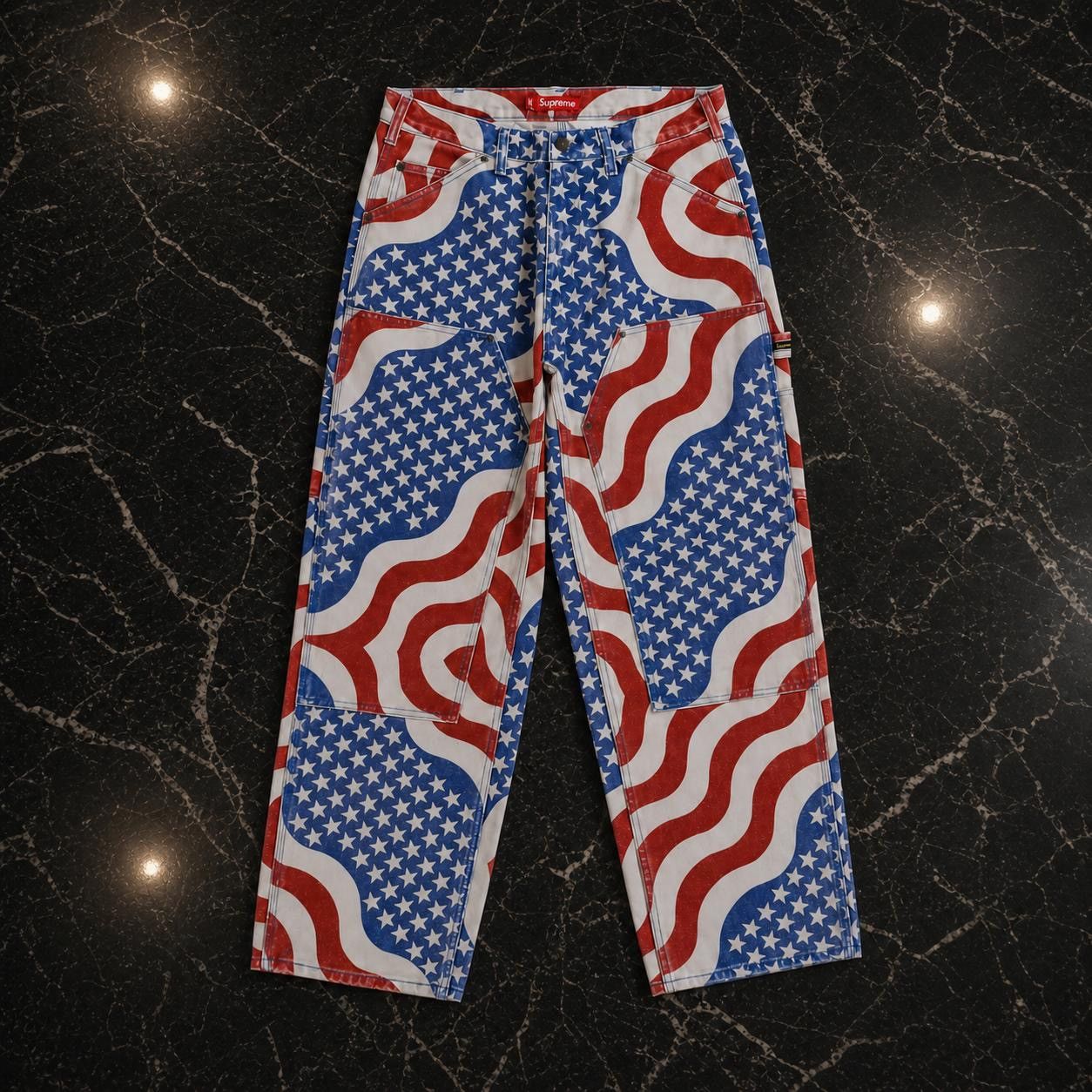 Supreme Supreme Flag Jeans USA Size US 30 / EU 46 - 1 Thumbnail