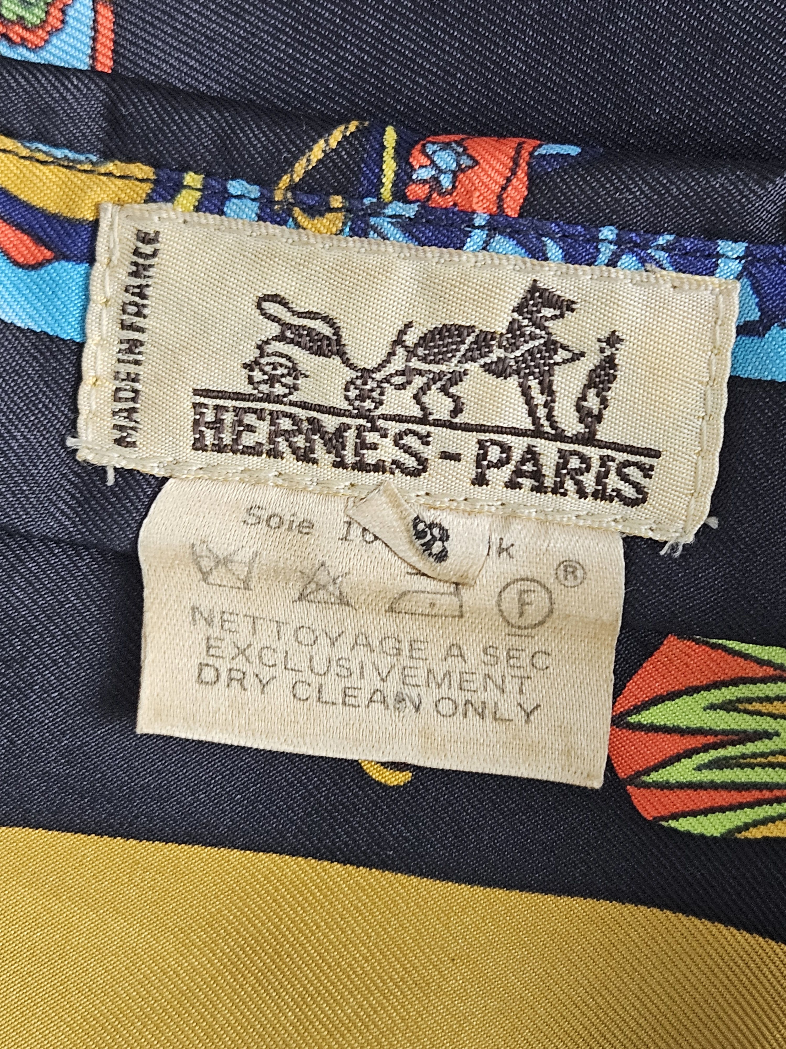 Hermes Hermes Soies Volantes Silk Shirt Size US M / EU 48-50 / 2 - 4 Thumbnail