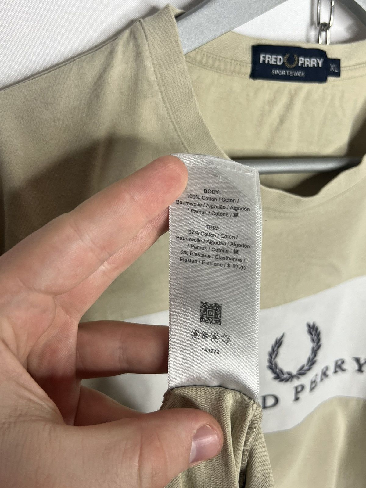 Fred Perry × Vintage 🔥 Vintage Rare Fred Perry Big Logo T-Shirt Tee 🔥 Size US XL / EU 56 / 4 - 8 Thumbnail