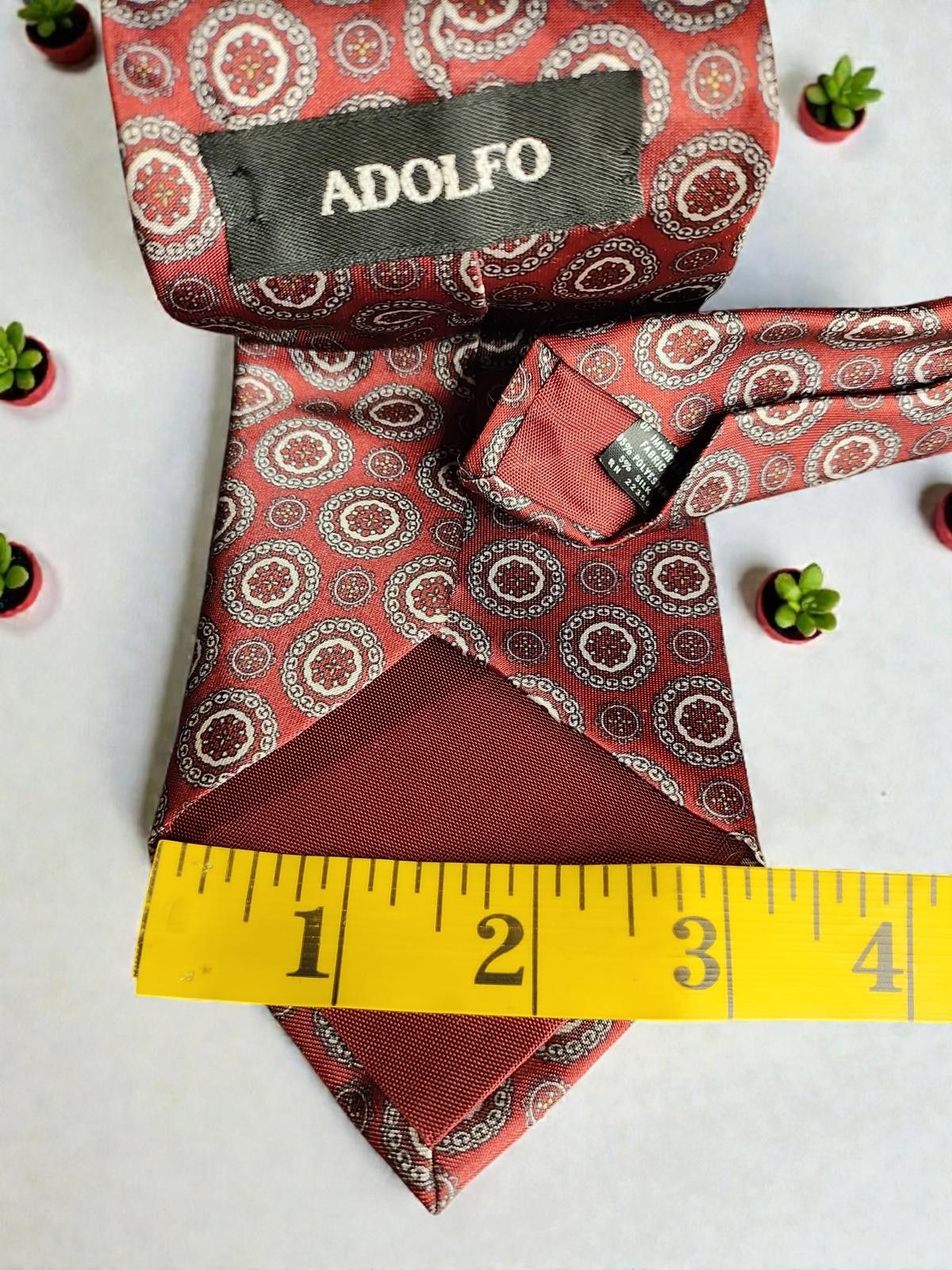 Adolfo Dominguez Adolfo Vintage Classic Tie Size ONE SIZE - 3 Thumbnail