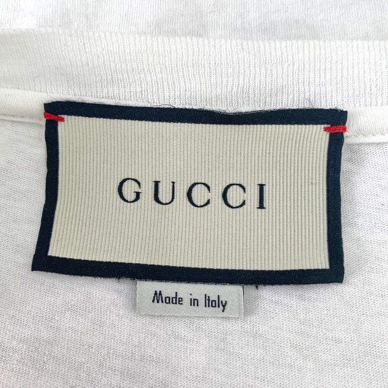 Gucci Gucci White logo letter snake head printed round-neck cotto Size US XXL / EU 58 / 5 - 5 Thumbnail