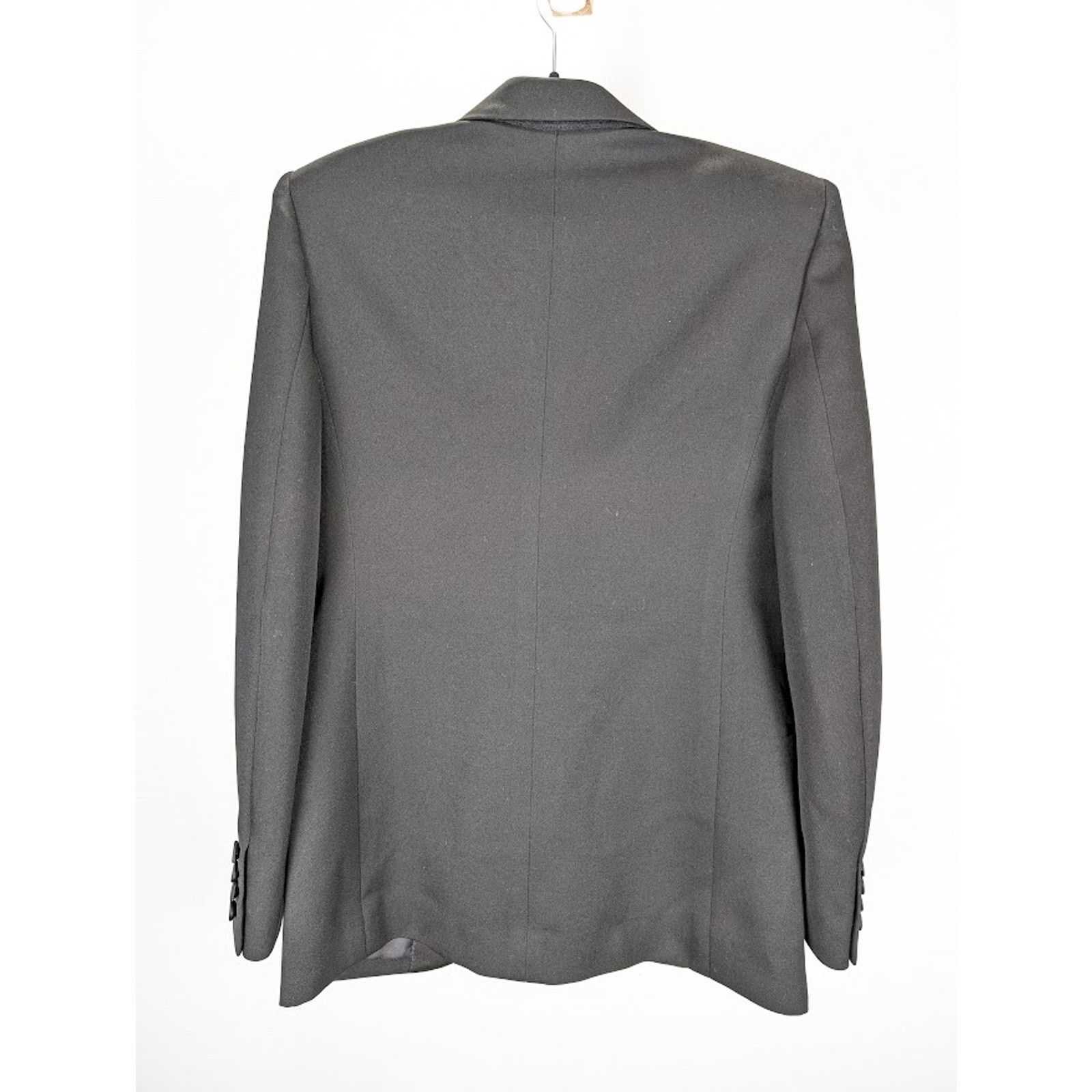 Saint Laurent Paris o1rshd1 Grain De Poudre De Leger Armure Jacket in Black Size US L / EU 52-54 / 3 - 11 Thumbnail
