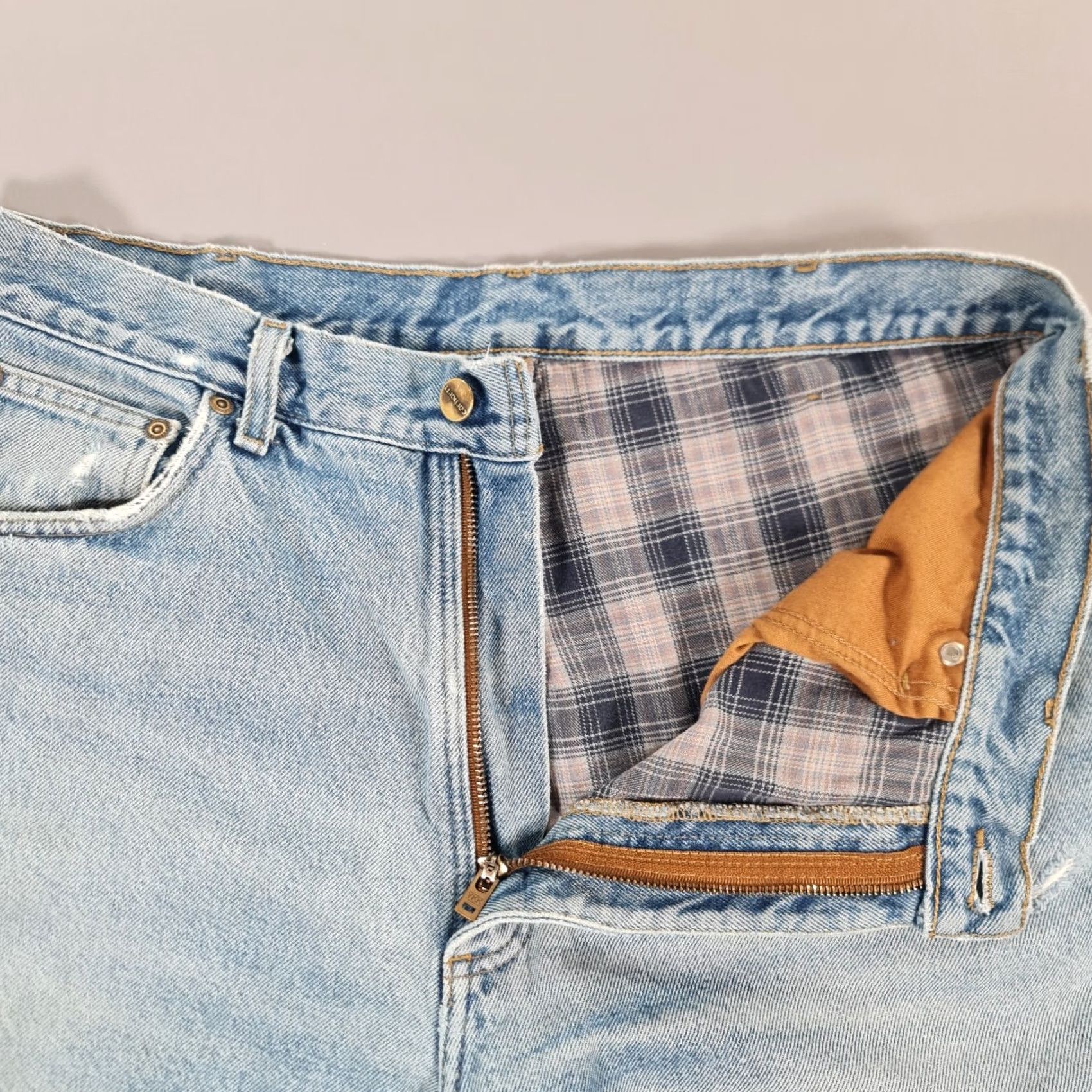 Carhartt Carhartt Jeans Blue W36 L32 Relaxed Lined 5-Pocket Denim Cotton Men's Jeans Straight Fit Size US 36 / EU 52 - 4 Thumbnail