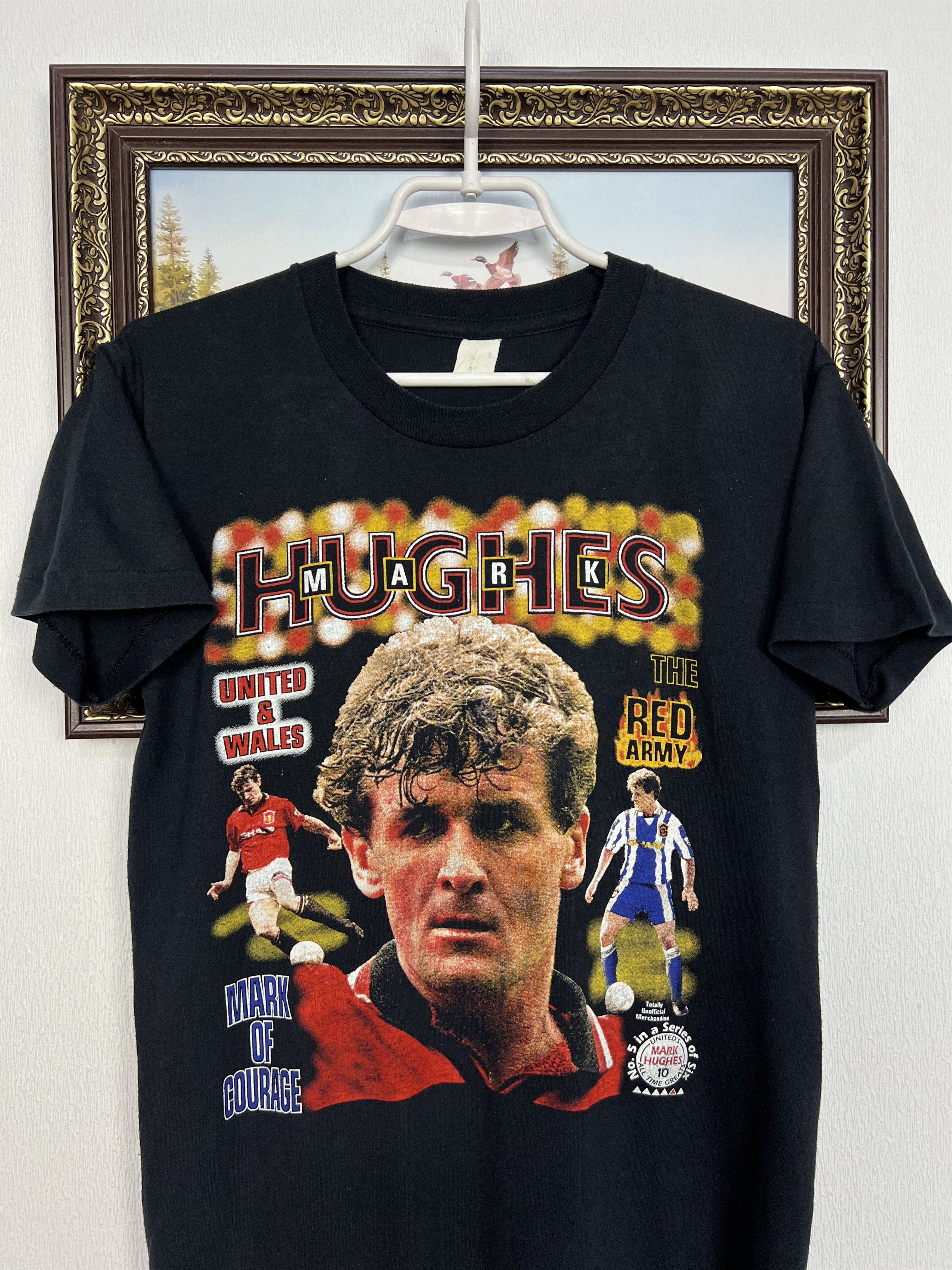 Vintage Vintage Mark Hughes Manchester United Shirt Soccer Jersey Size US M / EU 48-50 / 2 - 2 Thumbnail