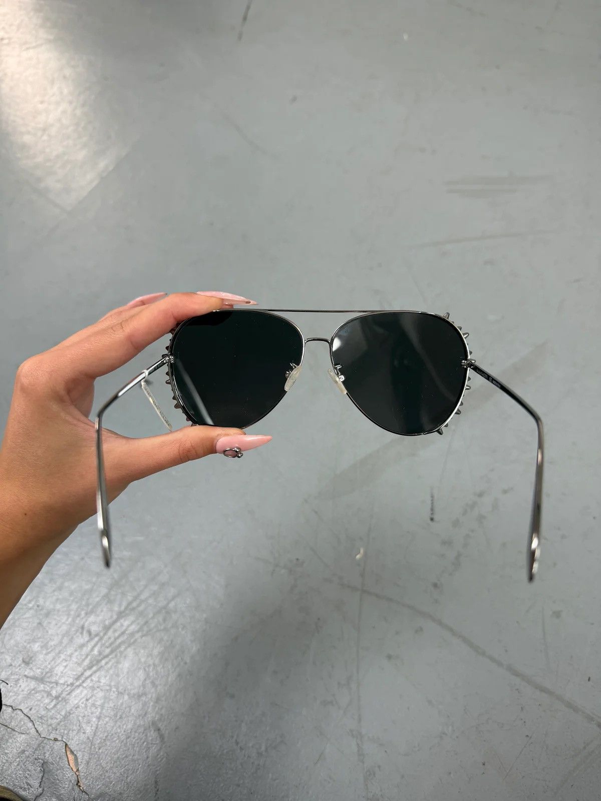 Alexander McQueen Alexander McQueen Pilot Sunglasses Size ONE SIZE - 4 Thumbnail