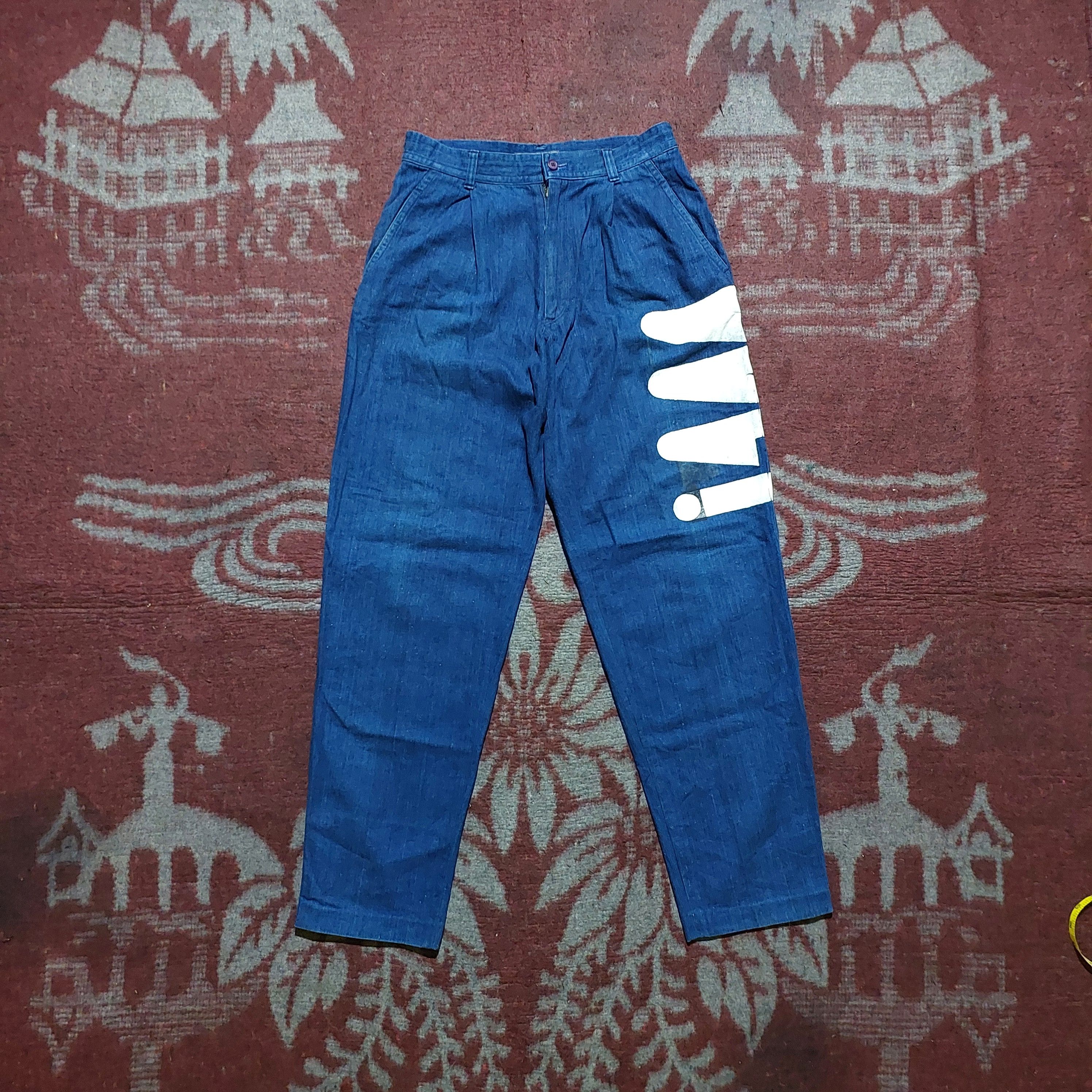 Issey Miyake issey miyake men painting custom made pants Size US 29 - 1 Thumbnail
