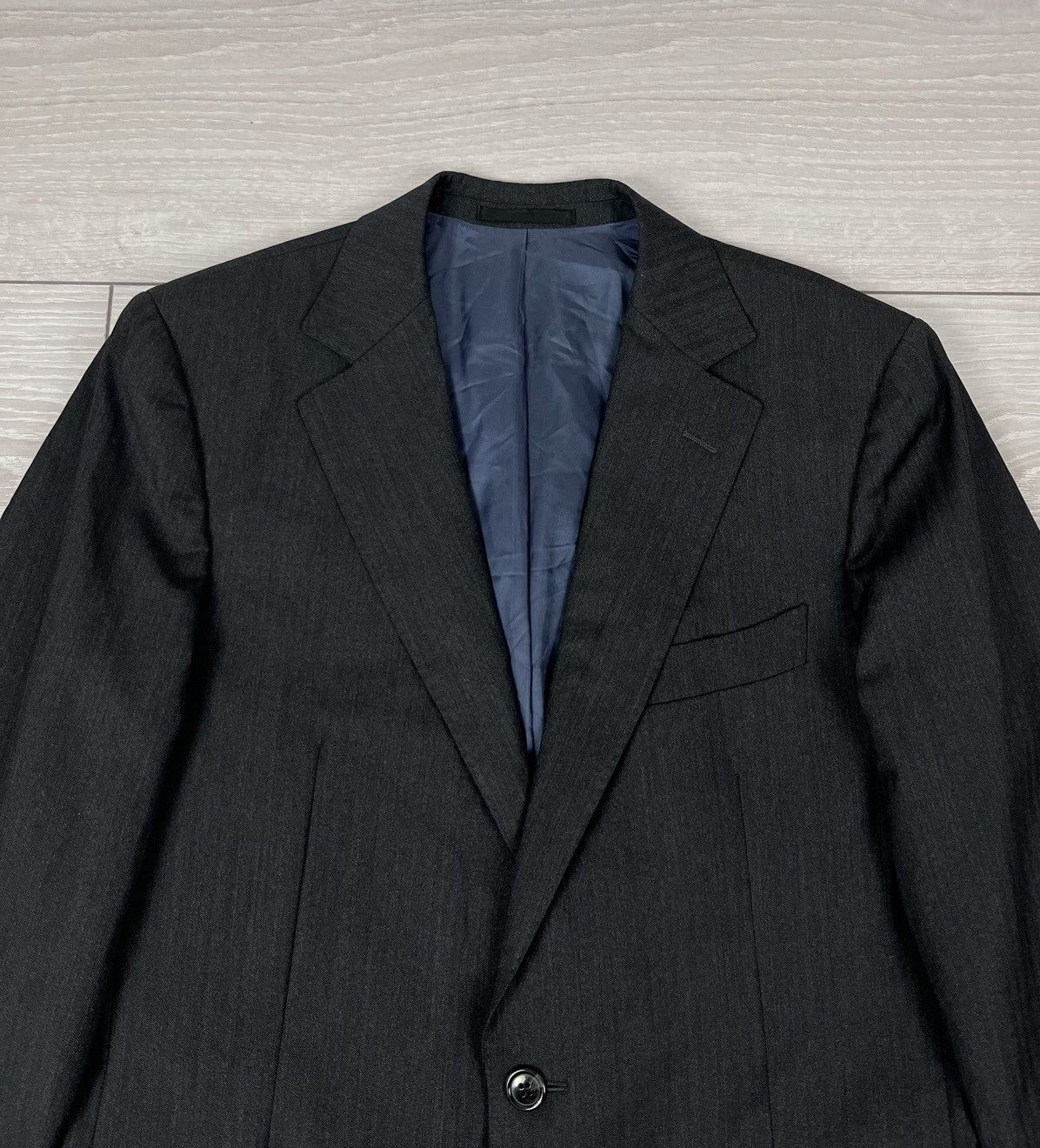 Suitsupply Suitsupply Grey Wool Two Buttons Blazer Jacket Size 44R - 5 Thumbnail