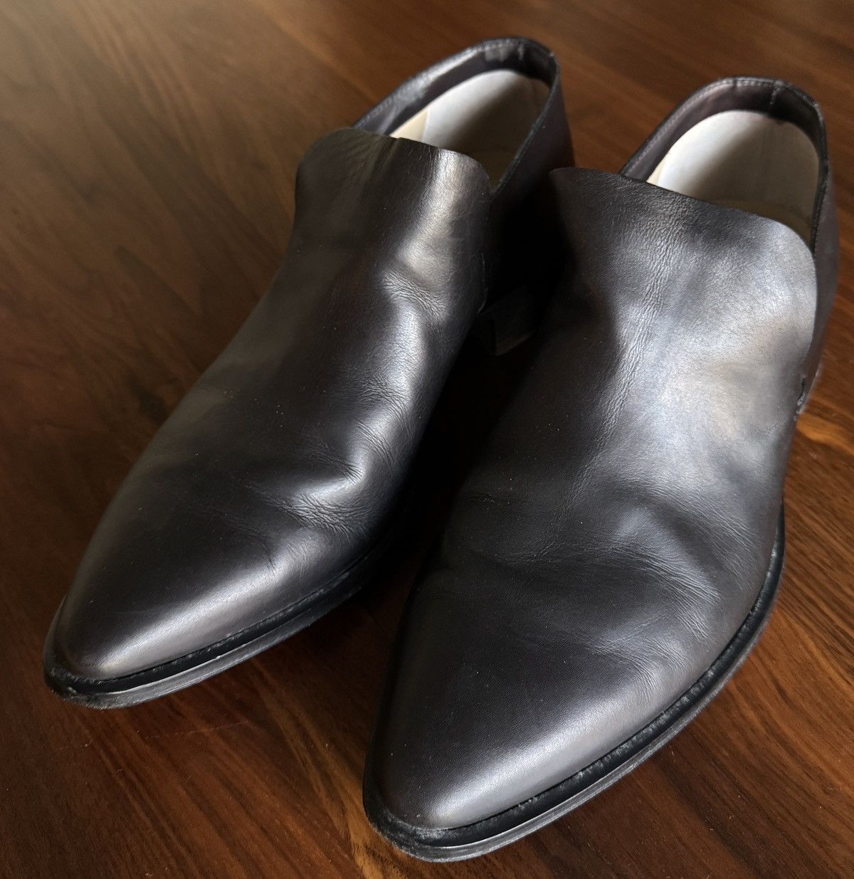Costume National Costume National Black Leather Shoes Size US 9 / EU 42 - 7 Thumbnail