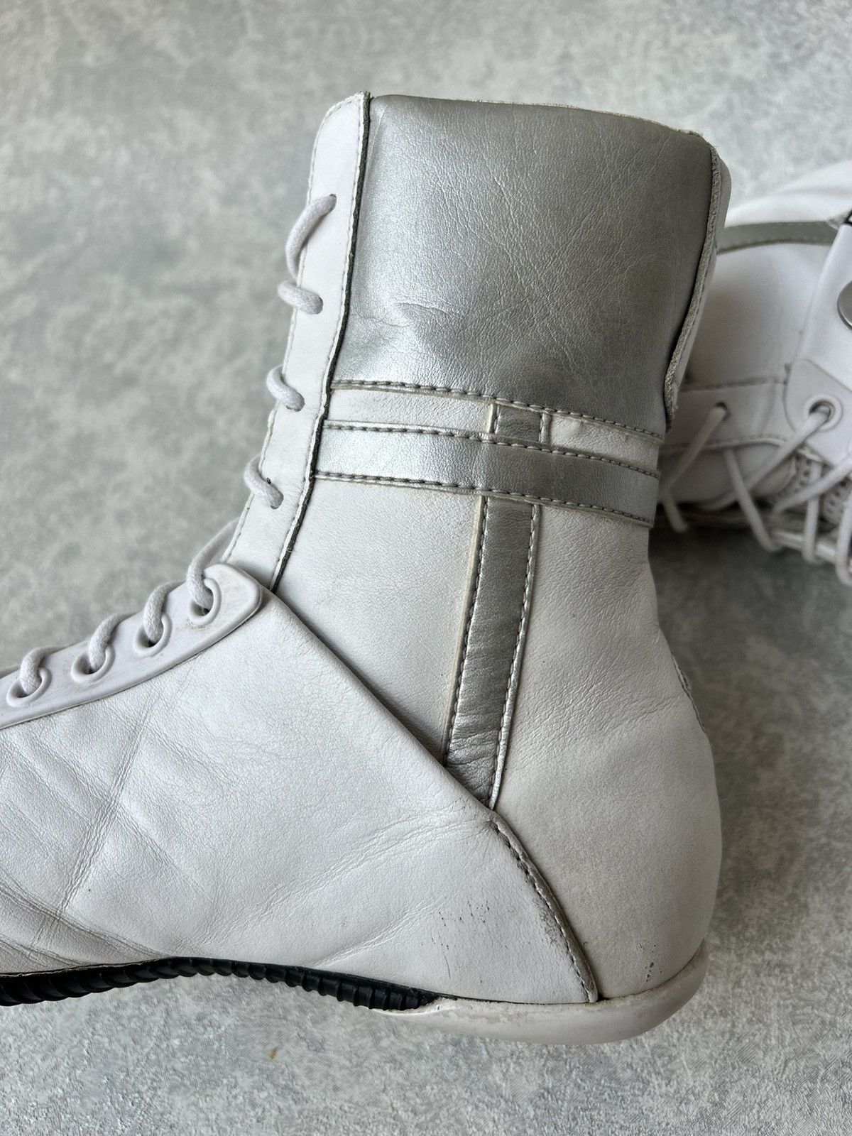 Maison MIHARA YASUHIRO × Puma Y2K Puma x Mihara Yasuhiro Leather Hi Top Sneakers Size US 5 / EU 37 - 5 Thumbnail