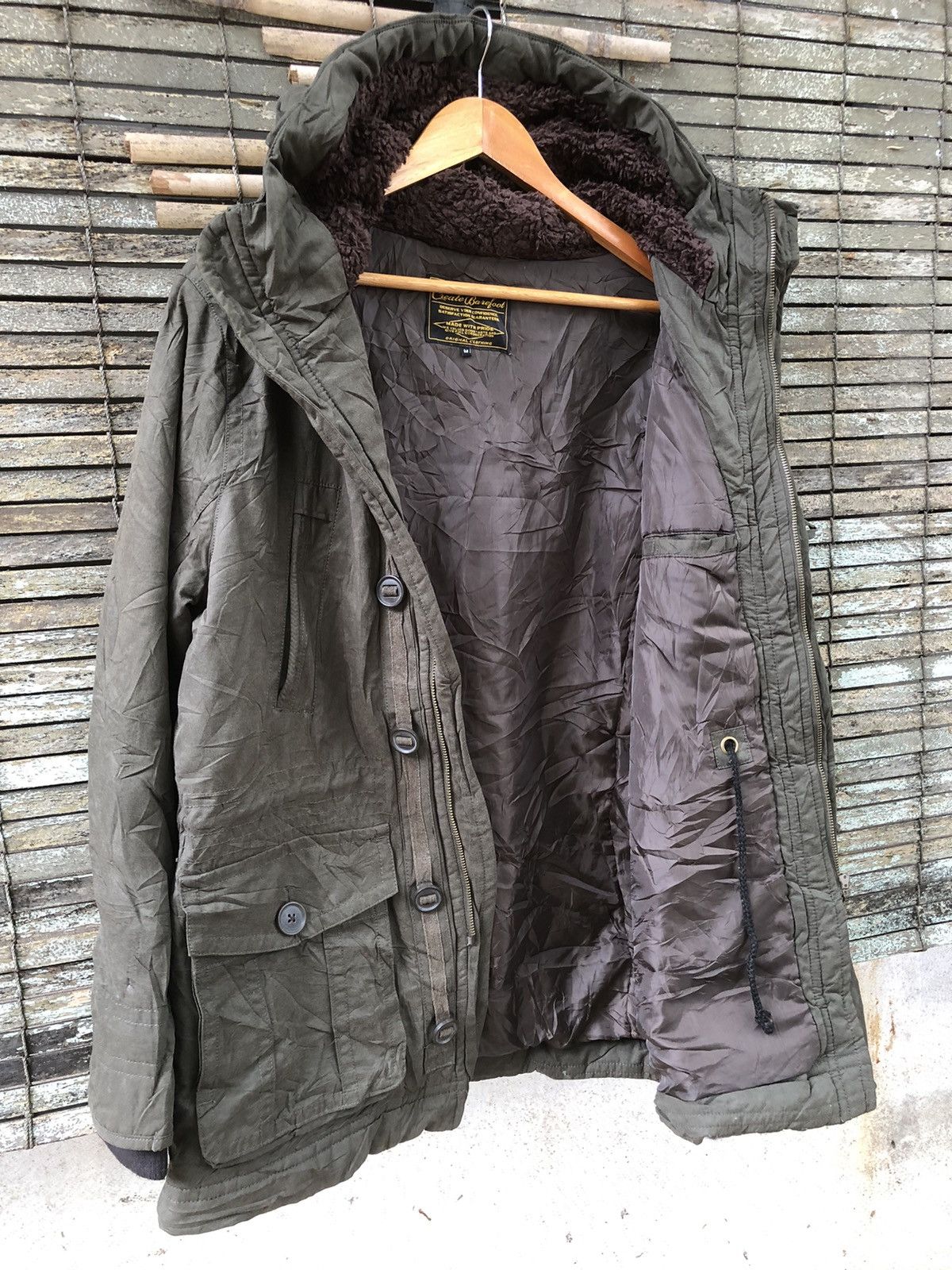 Belstaff × Japanese Brand × Vintage Vintage Japanese Brands Create Barefoot Military Jacket Size US L / EU 52-54 / 3 - 13 Thumbnail