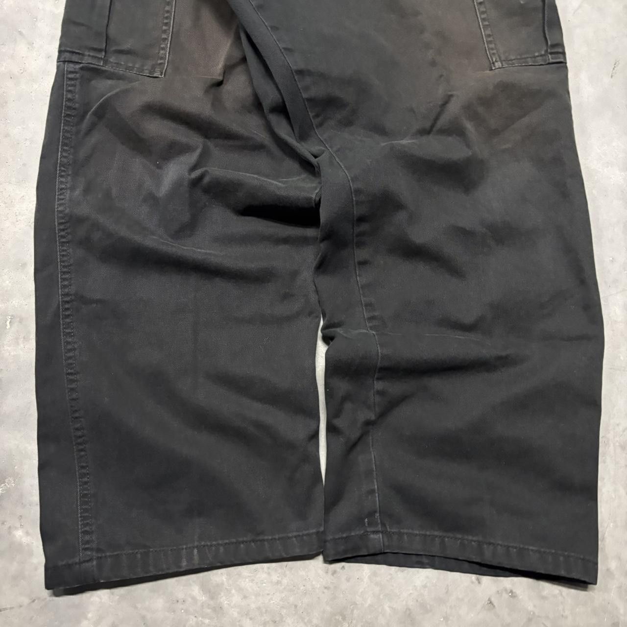 Japanese Brand × Vintage Crazy Vintage Y2K/2000s Baggy Black Streetwear Skater Cargo Pants! Size US 40 / EU 56 - 6 Thumbnail