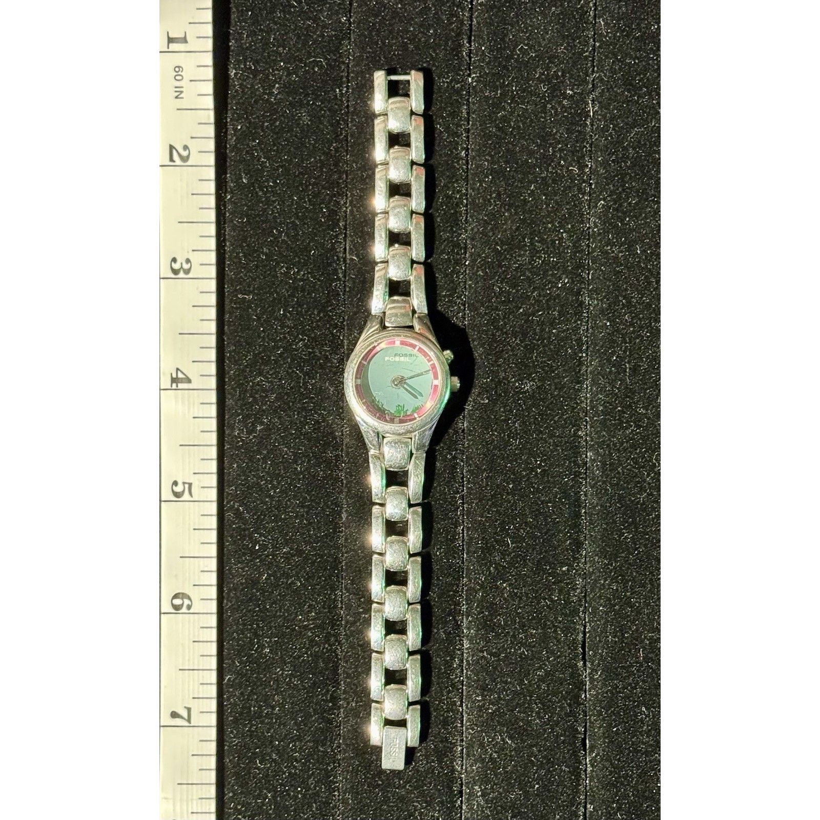 Fossil Vintage Fossil Big Tic Watch Silver Tone Seconds Animation Size ONE SIZE - 3 Thumbnail