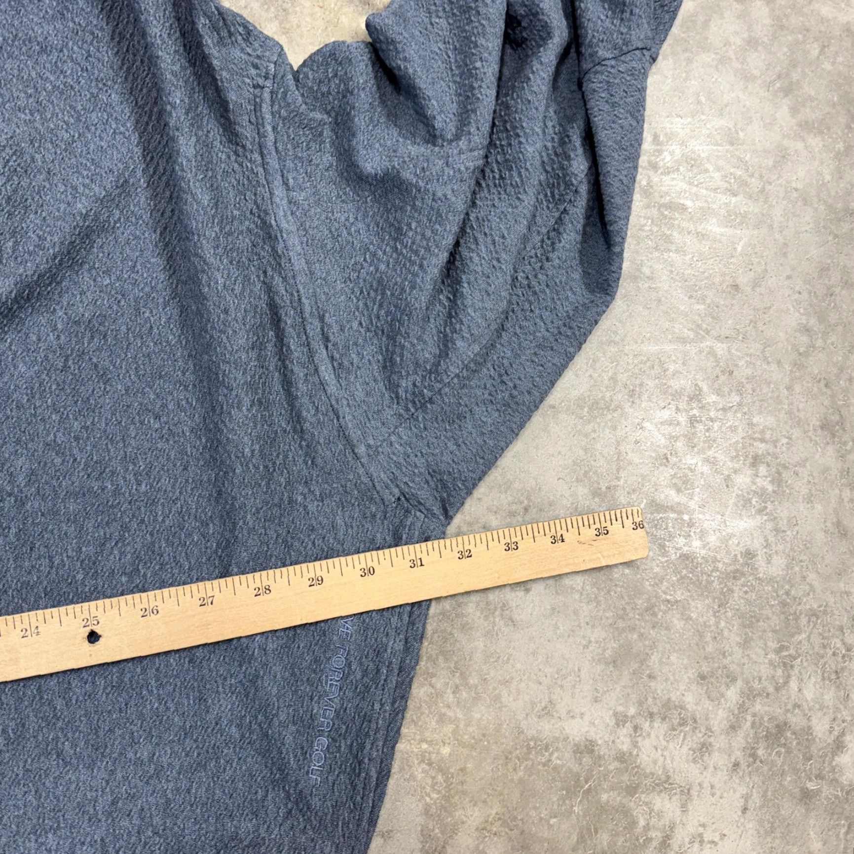 Olive Live Forever Golf Hoodie Mens XL Blue Lightweight Pullover Sweatshirt Size US XL / EU 56 / 4 - 6 Thumbnail