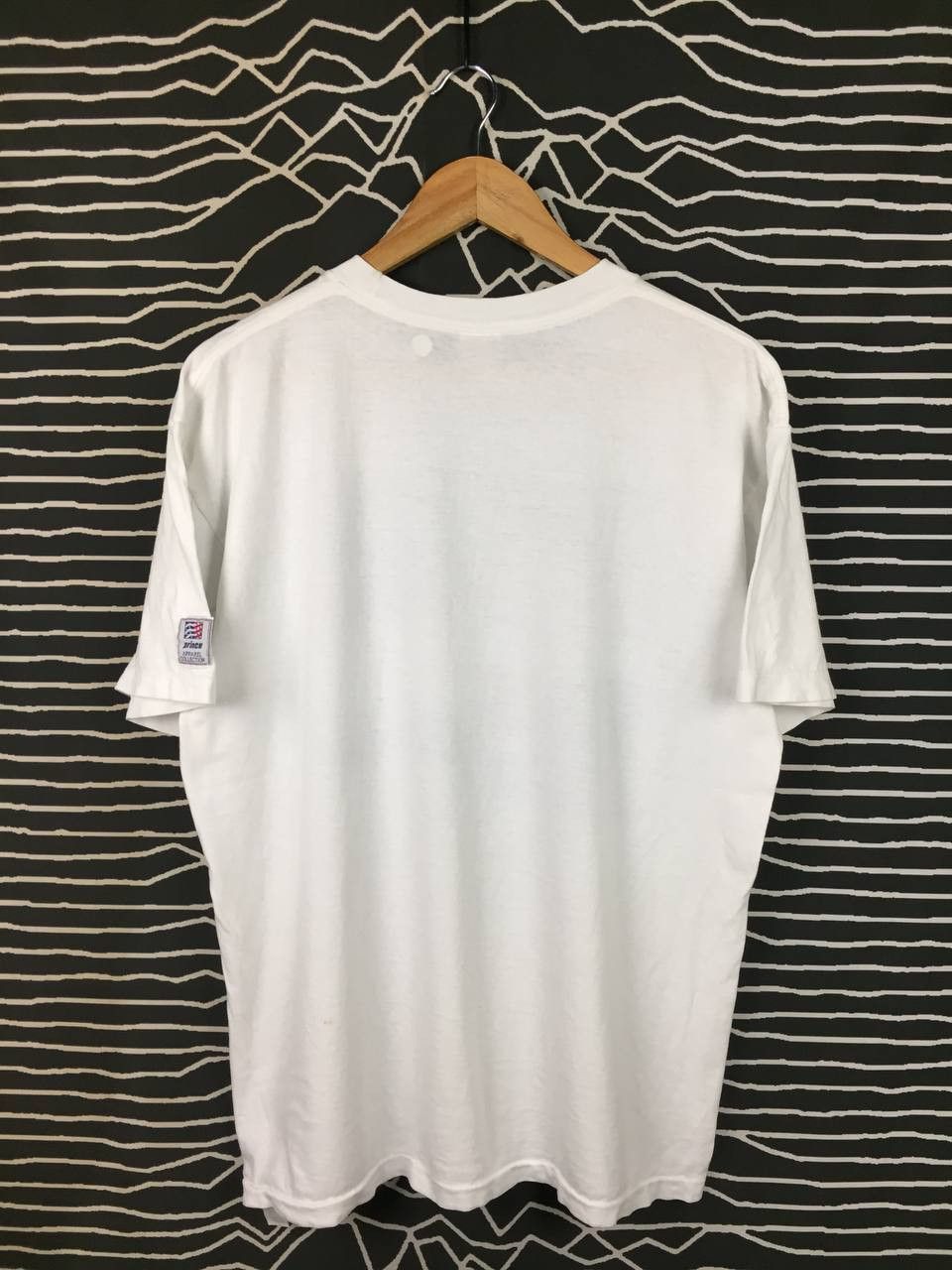 Prince Vtg 90s Prince Performance Apparel USA Single Stitch Tee Size US L / EU 52-54 / 3 - 7 Thumbnail