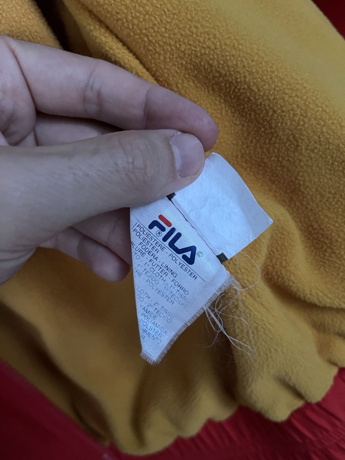 Ferrari Ferrari x Fila Racing Red Bomber Jacket Size US XXS / EU 40 - 8 Thumbnail