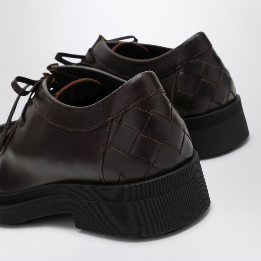 Bottega Veneta o1d2blof0126 Lace-Up Shoes in Brown Size US 7 / EU 40 - 5 Thumbnail