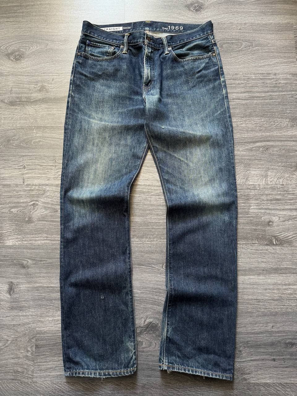 Gap Gap 1969 Distressed Washed Denim Jeans 33x32 Size US 34 / EU 50 - 1 Thumbnail