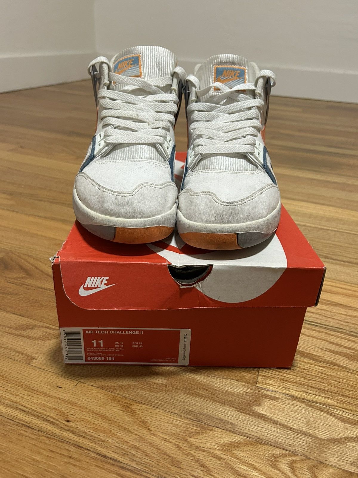 Nike Nike Air Tech Challenge 2 Clay Blue 2014 size 11 Size US 11 / EU 44 - 4 Thumbnail
