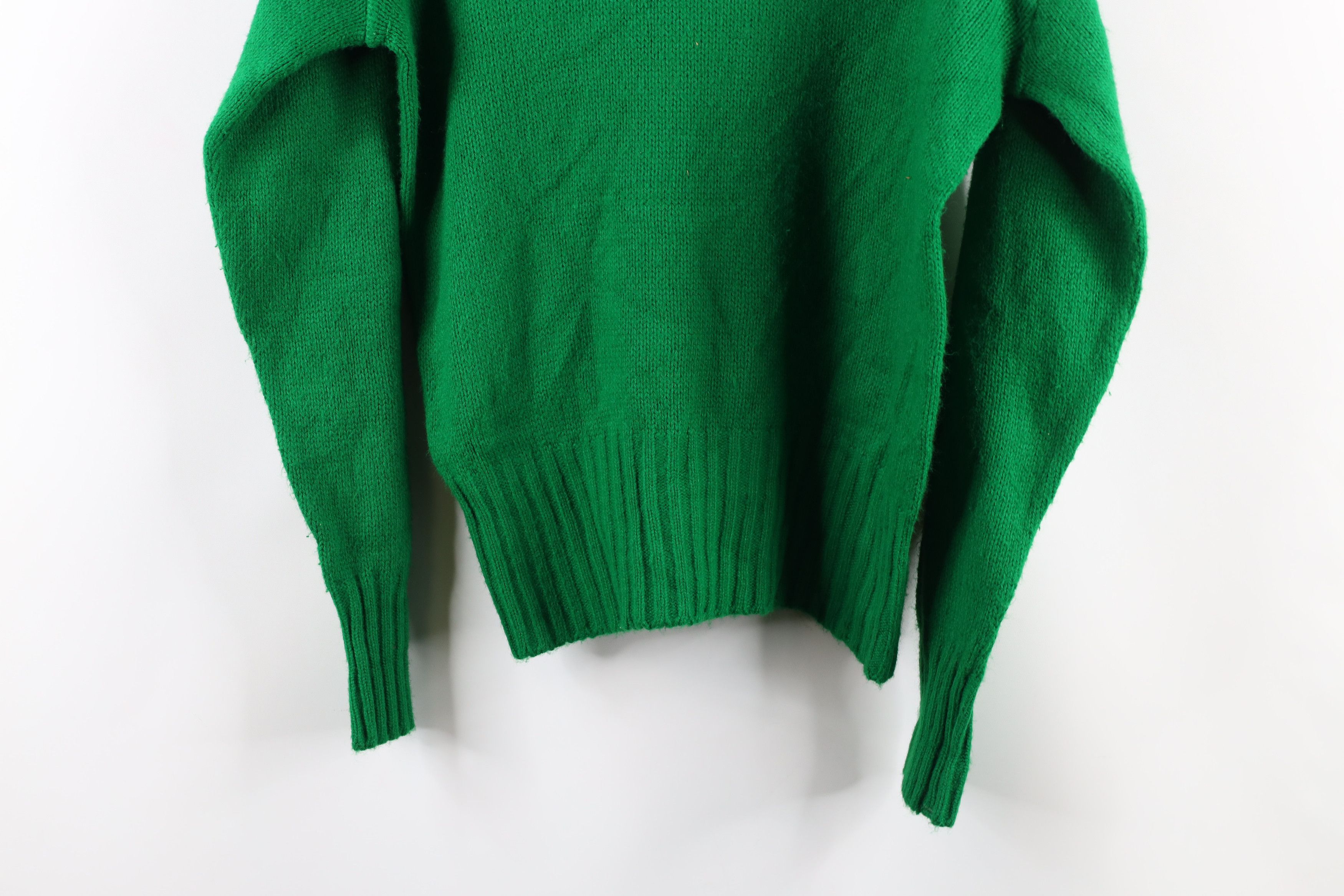 Vintage Vintage 60s Sand Knit Knit Cheerleader Varsity Sweater USA Size XS / US 0-2 / IT 36-38 - 11 Thumbnail