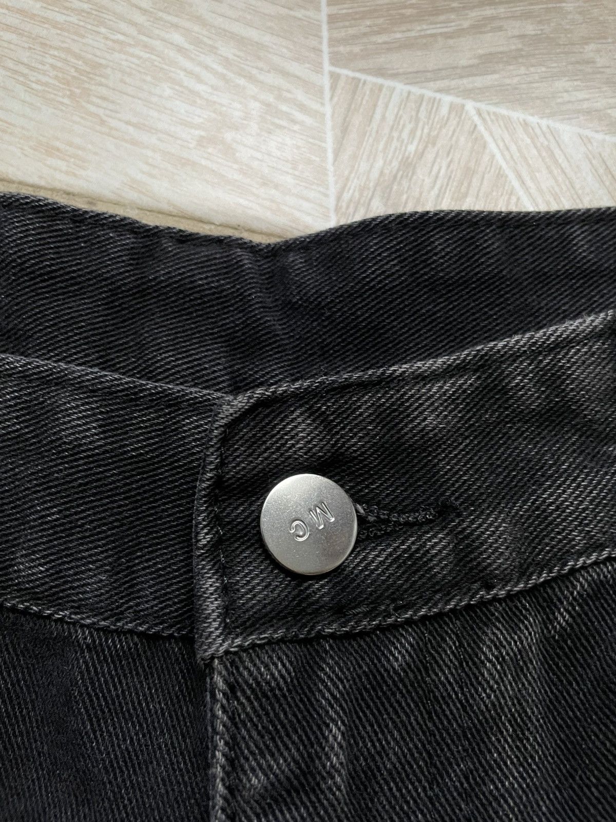 Designer × Vintage Avant Garde Y2K Distressed Vintage Washed 90s Custom Jeans Size US 34 / EU 50 - 12 Thumbnail