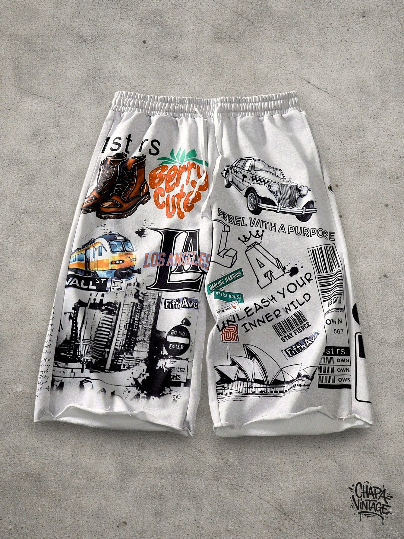 Japanese Brand Retro long shorts Size US 32 / EU 48 - 3 Thumbnail