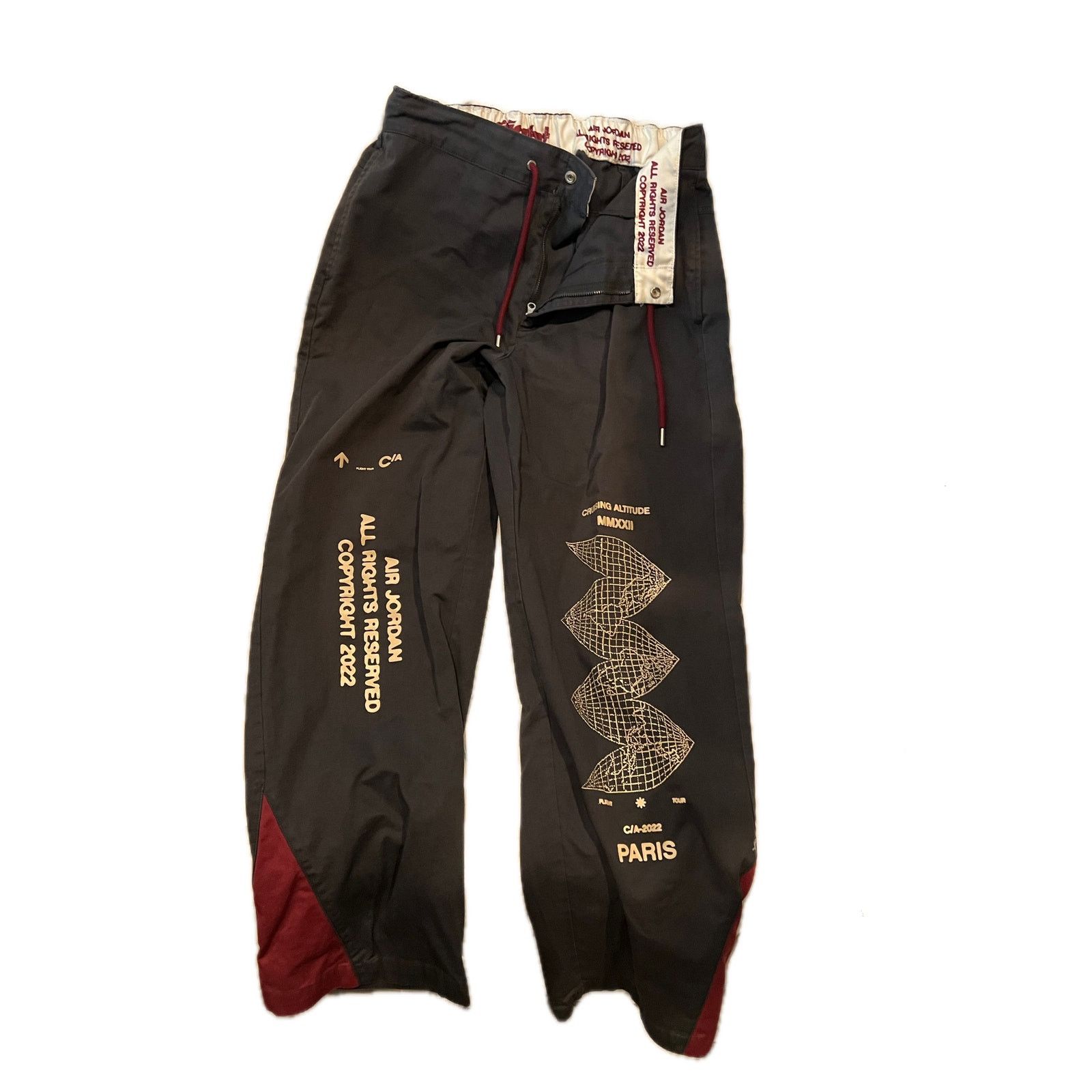 Nike Nike Jordan Flight Heritage Woven Pants Off Noir Loose Large Size US 30 / EU 46 - 1 Thumbnail