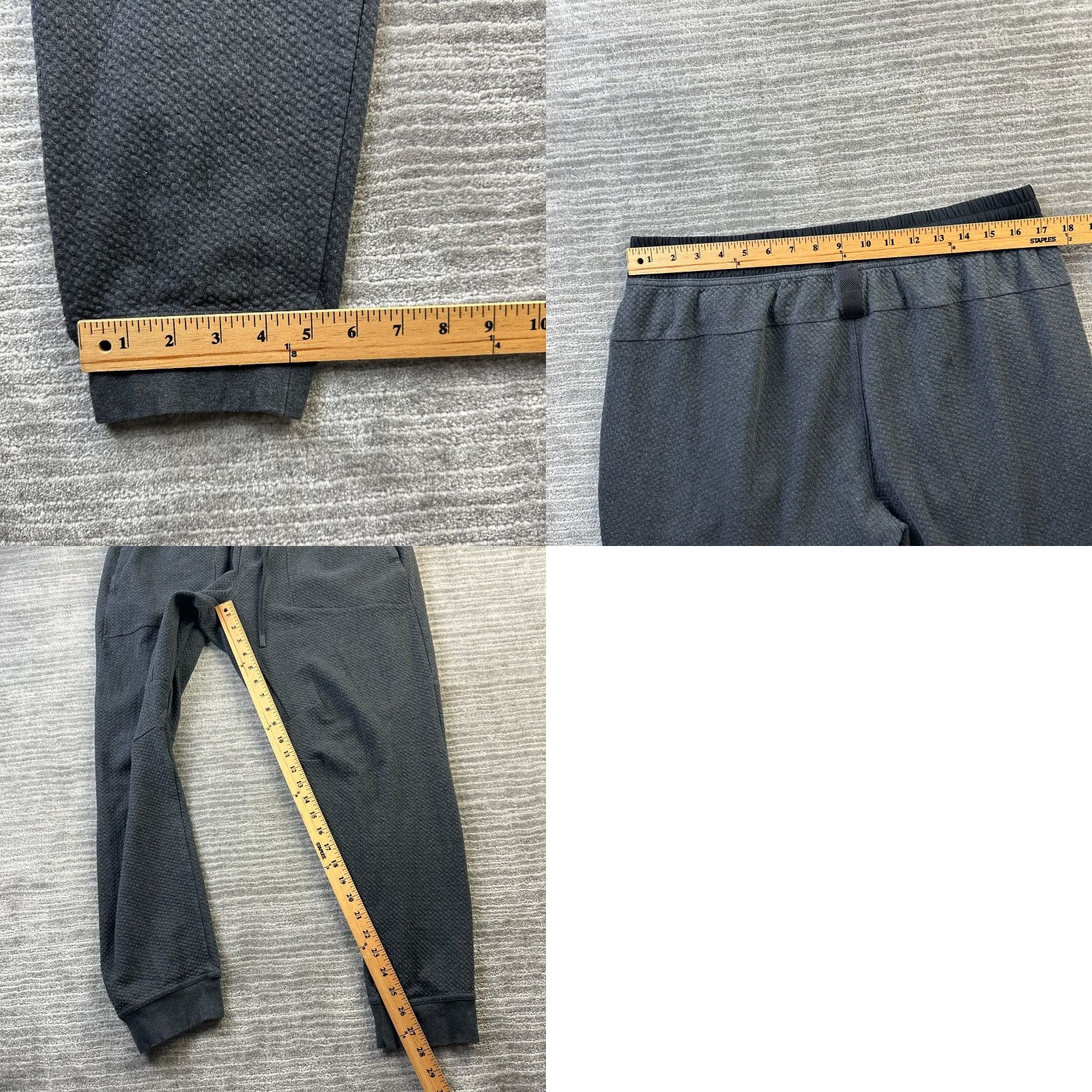Lululemon Lululemon At Ease Joggers Mens XL Gray Slim Tapered Size US 36 / EU 52 - 8 Thumbnail