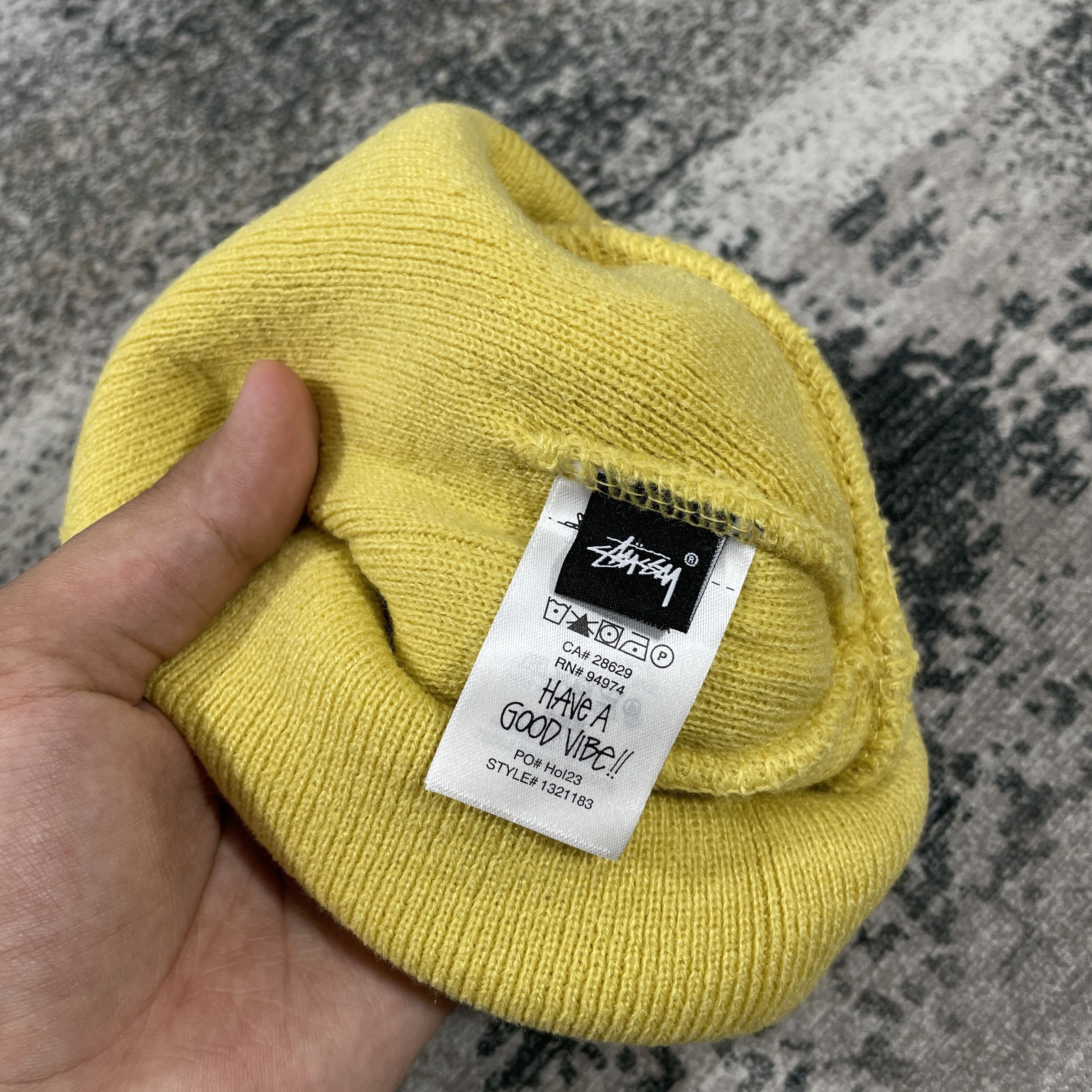 Stussy Stussy Work Gear Skullcap Beanie Mustard Size ONE SIZE - 5 Thumbnail