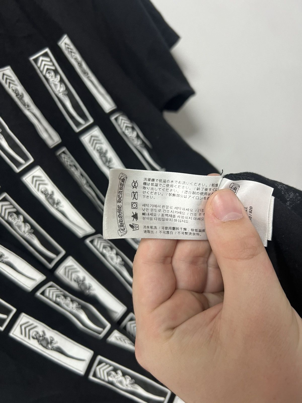 Chrome Hearts Chrome Hearts T-Shirt Miami Exclusive Size S Black Big Logo Size US S / EU 44-46 / 1 - 11 Thumbnail