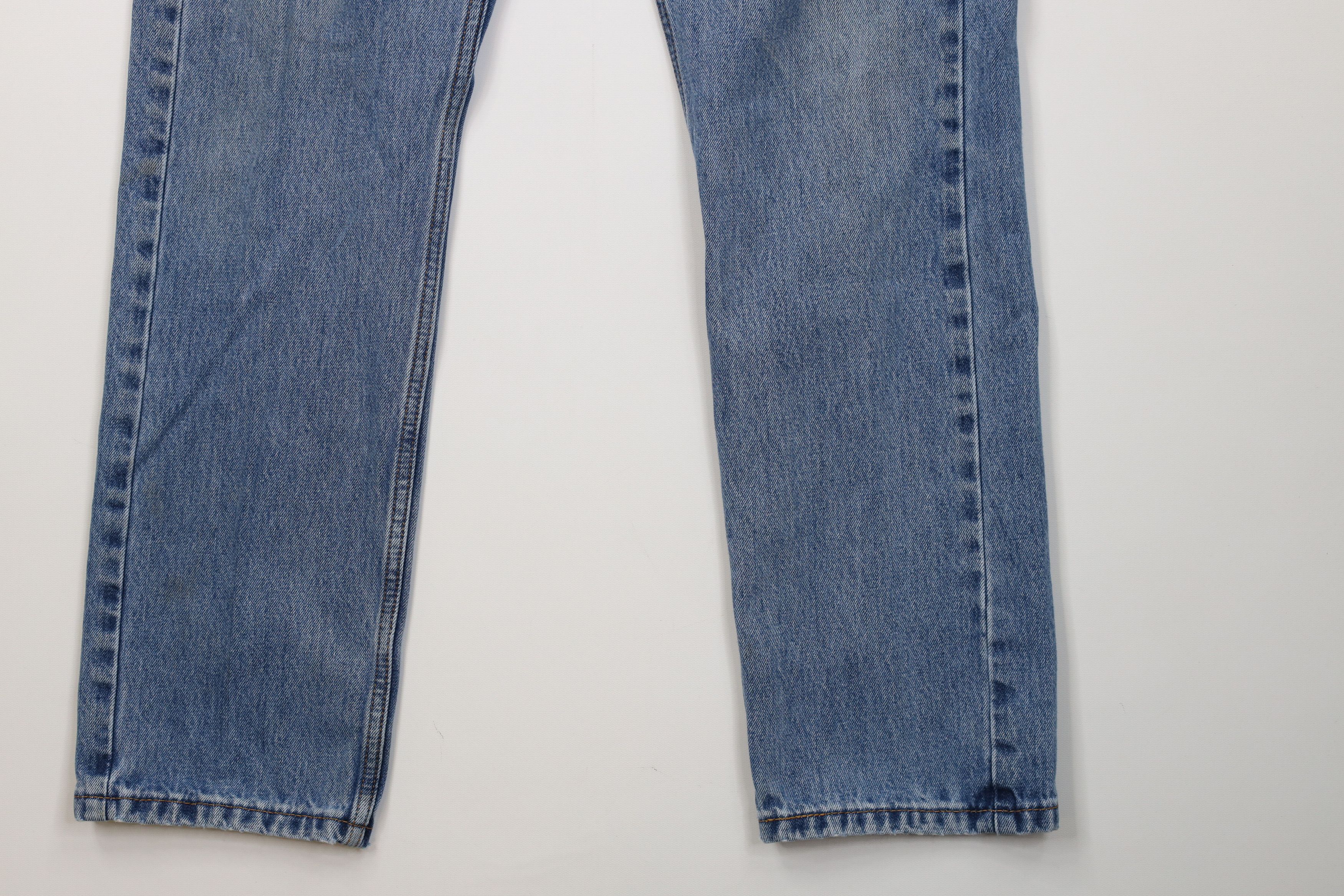 Levi's Vintage Y2K Levis 505 Regular Straight Leg Denim Jeans Blue Size US 30 / EU 46 - 5 Thumbnail