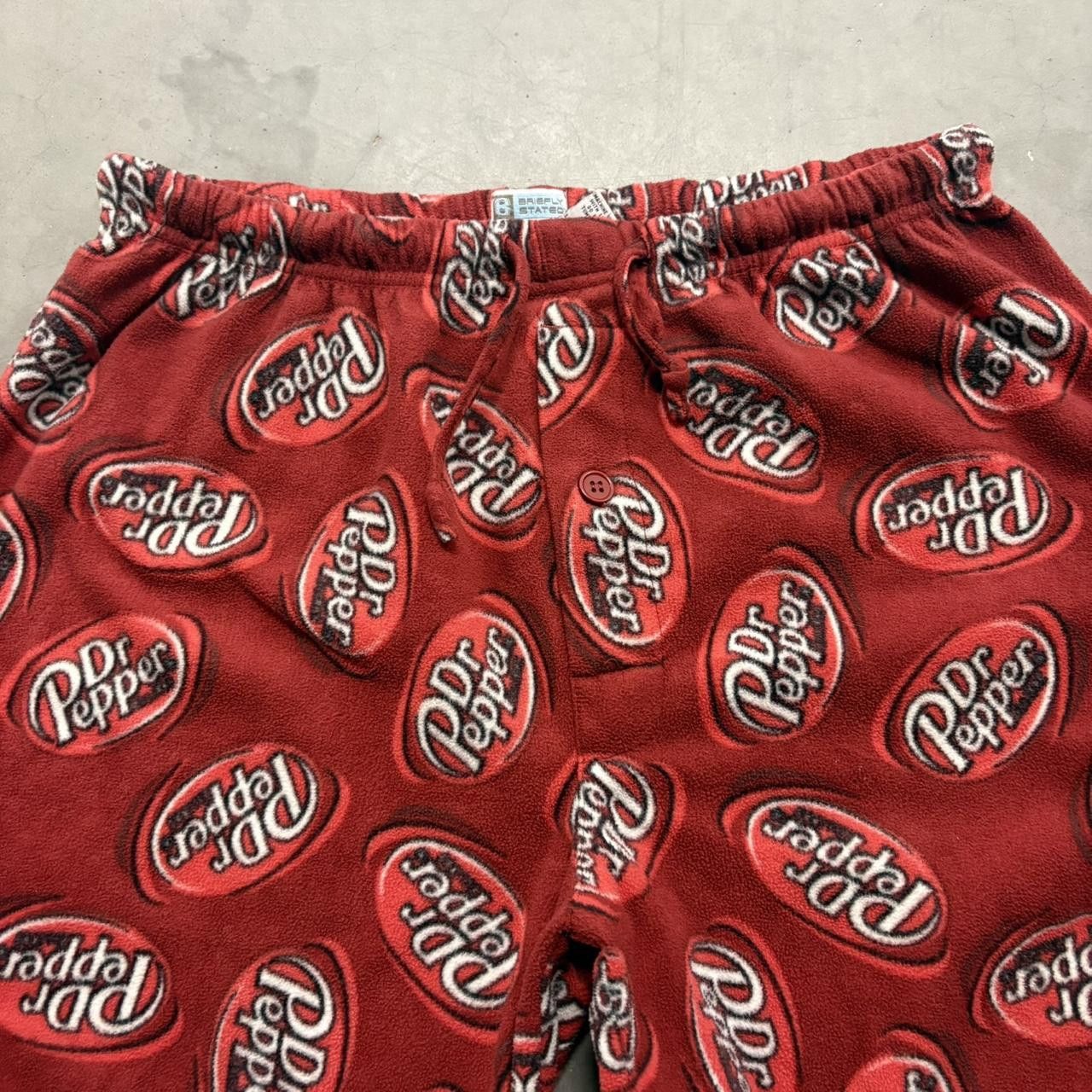 Vintage Crazy Vintage Y2K/2000s Baggy Dr Pepper Sweatpants Pajama Pants! Size US 34 / EU 50 - 2 Thumbnail