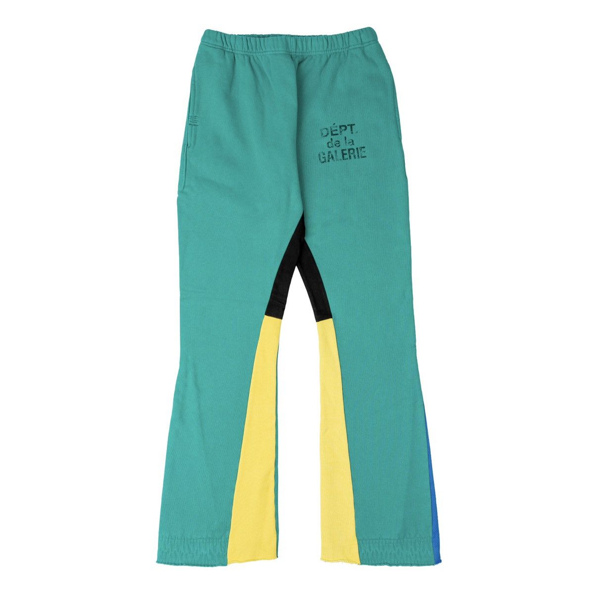 Gallery Dept. Gallery Department French Logo Flare Sweatpants Green Blue Y Size US 30 / EU 46 - 1 Thumbnail