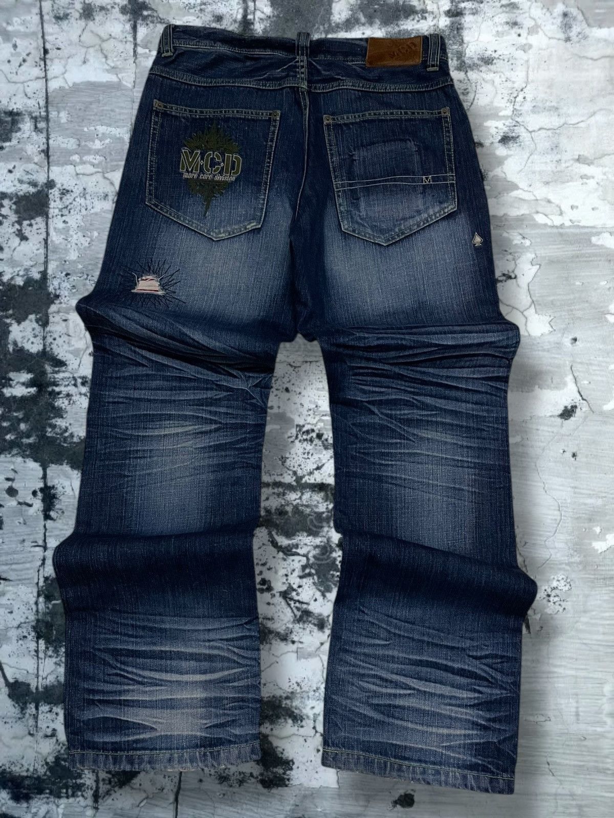 Hysteric Glamour Rare VTG 1990s Designer More Core Division Distressed Denim Size US 32 / EU 48 - 10 Thumbnail