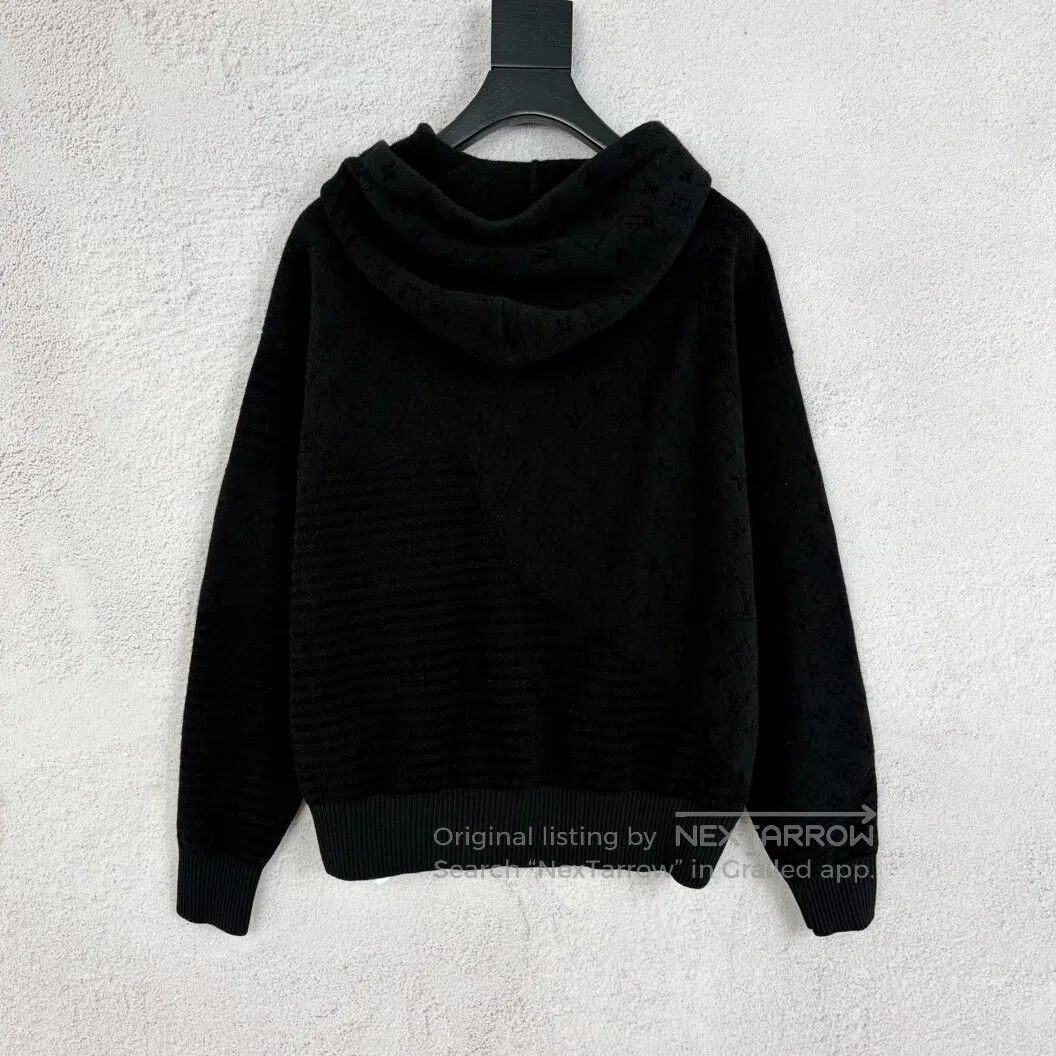 Louis Vuitton Louis Vuitton Black patchwork logo jacquard hoodie Size US S / EU 44-46 / 1 - 3 Thumbnail