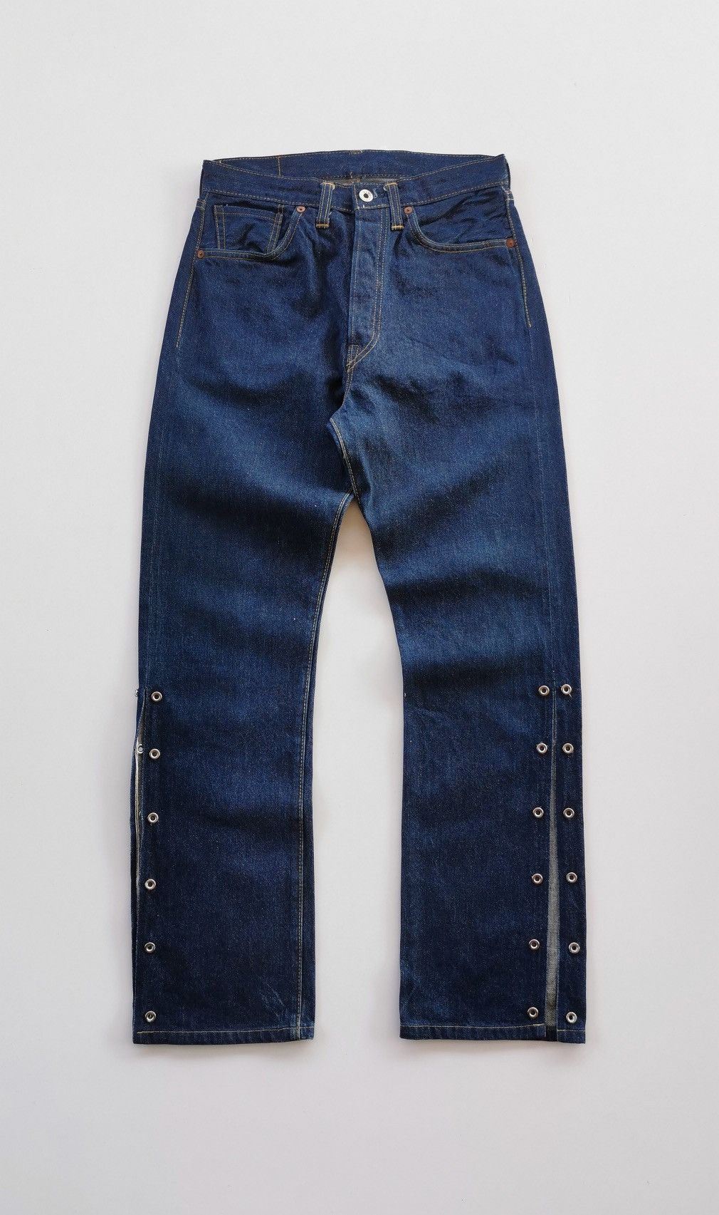 LVC × Levi's × Levi's Vintage Clothing Levis S501XX Selvedge Denim Jeans Rare Design Size US 29 - 2 Thumbnail