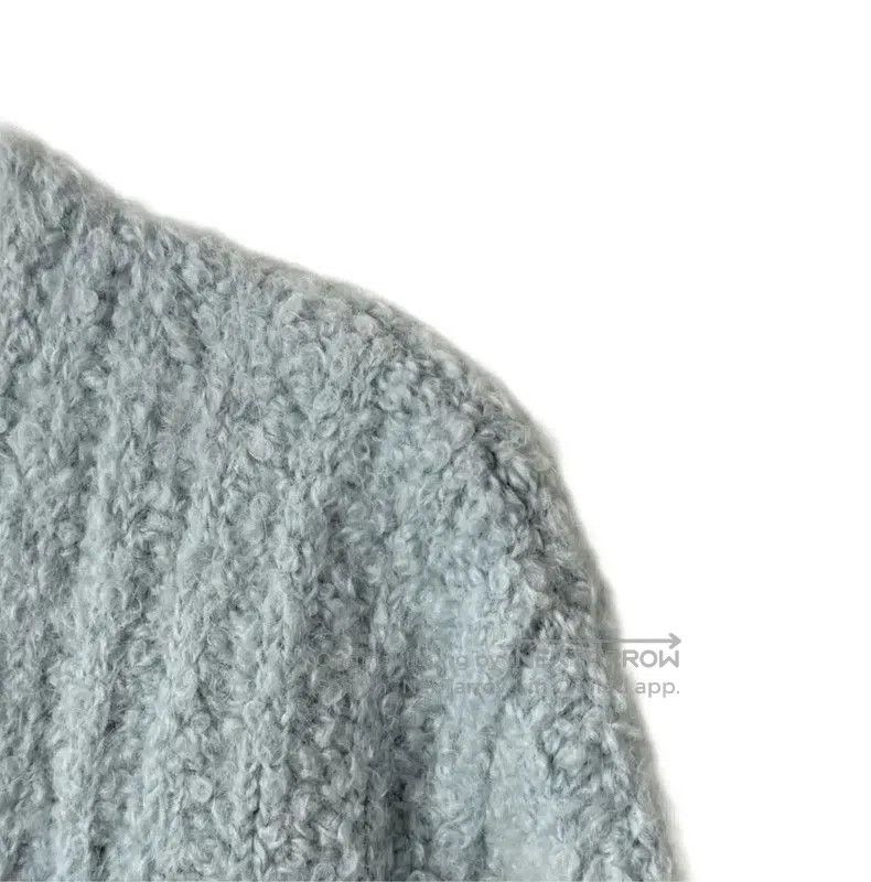 Miu Miu Miu Miu Blue Cotton Blend Sweater for Women . Size L / US 10 / IT 46 - 3 Thumbnail