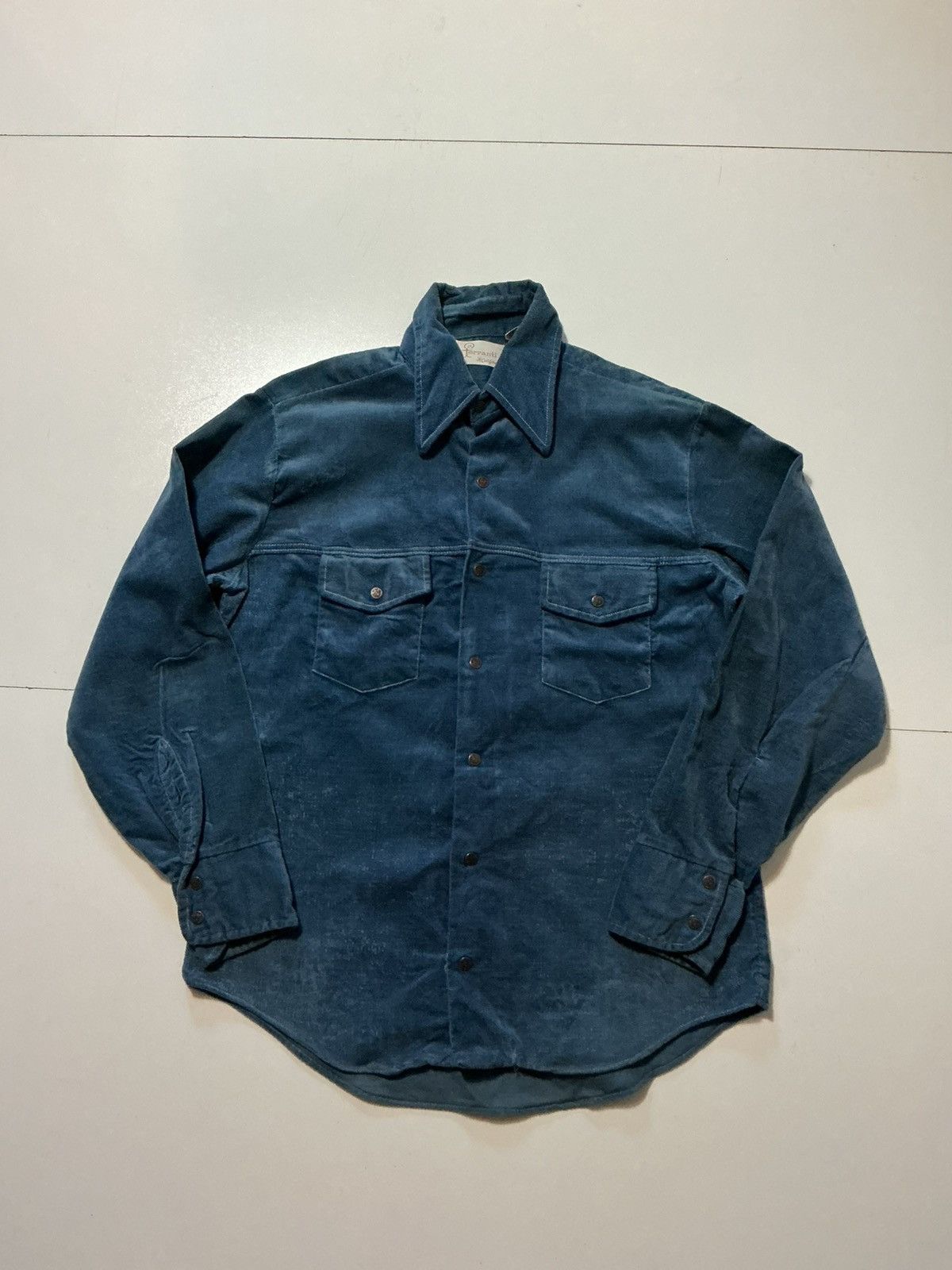 Vintage Vintage 70s Ferranti California Lone Star 45 Bullet Shirt Size US M / EU 48-50 / 2 - 2 Thumbnail